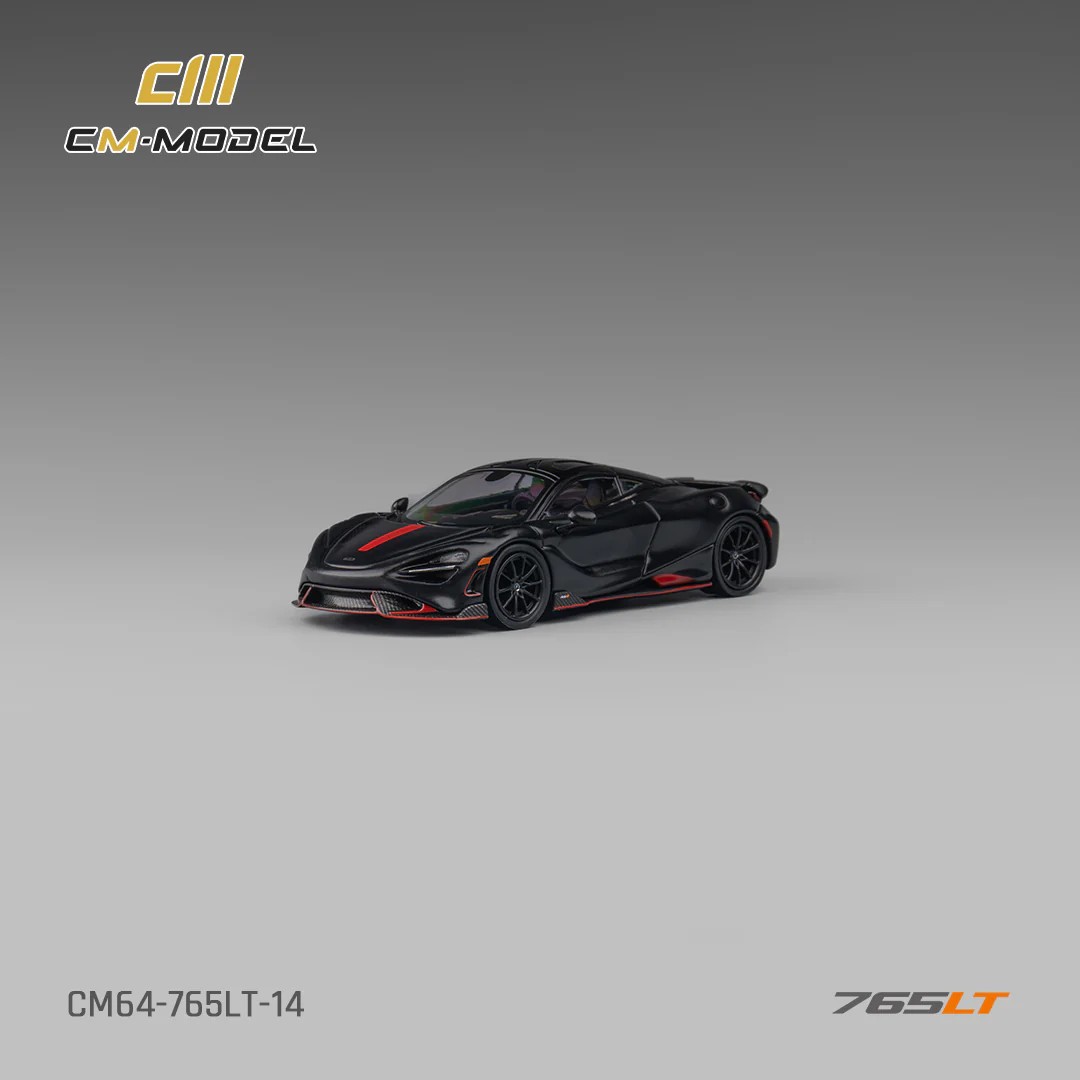 CM MODEL MCLAREN 765LT MATT BLACK