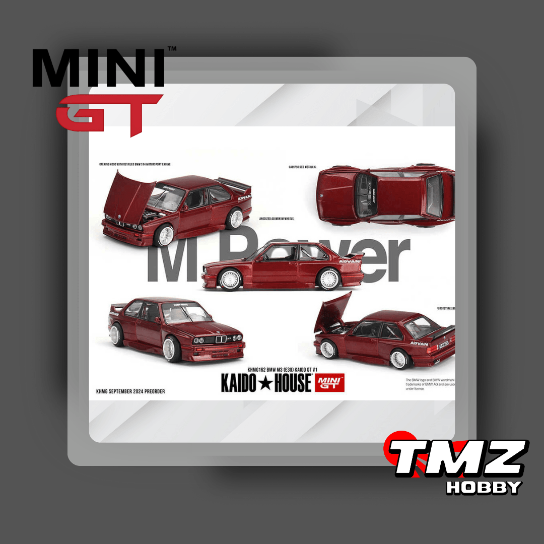 Mini GT 1/64 KaidoHouse BMW M3 (E30) GT V1 KHMG162