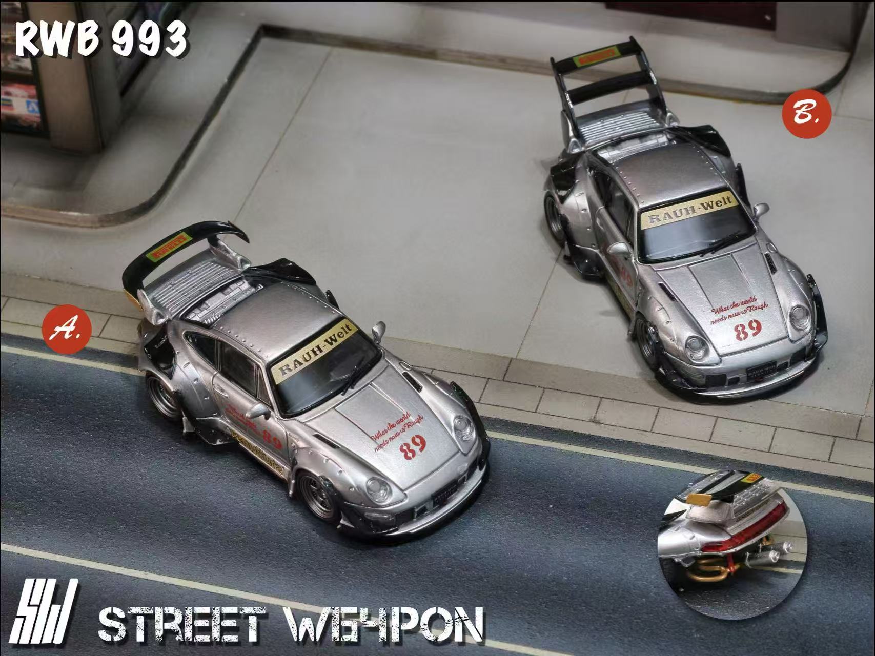 SW RWB 993 RAW Vanished Alloy Color B/Higher Tail