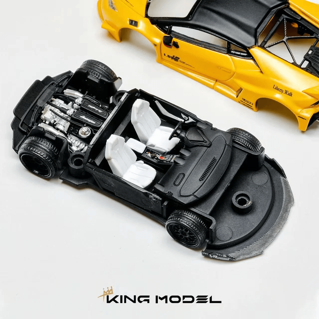 King Model 1:64 Lamborghini Huracan LBWK (2 RENK)