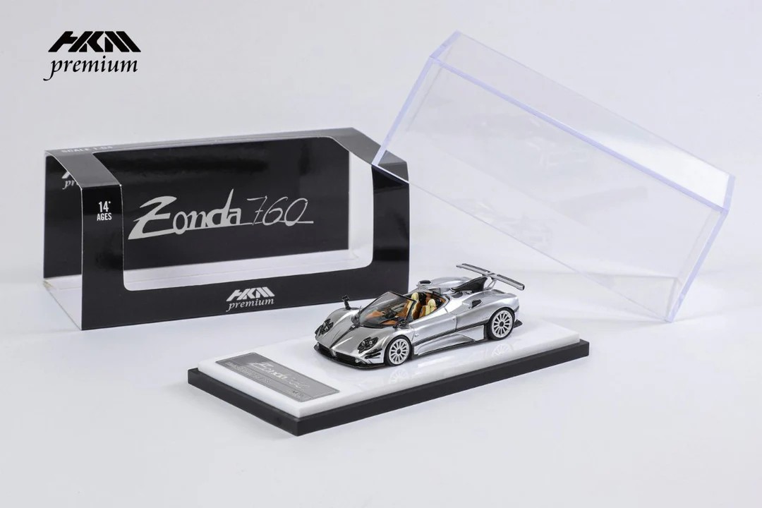 HKM Premium 1:64 Pagani Zonda 760 Hardtop - GRİ