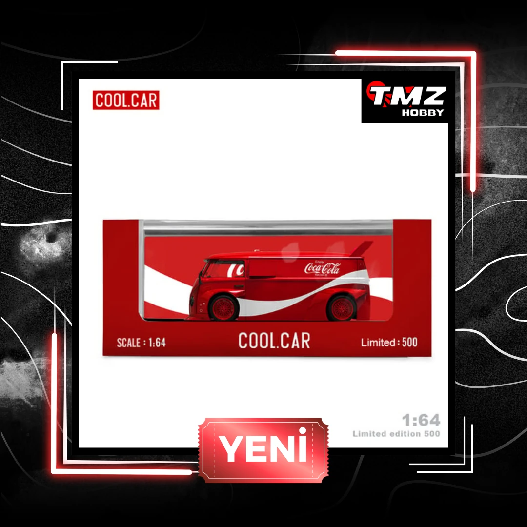 CoolCar Volkswagen T1 Van Kırmızı
