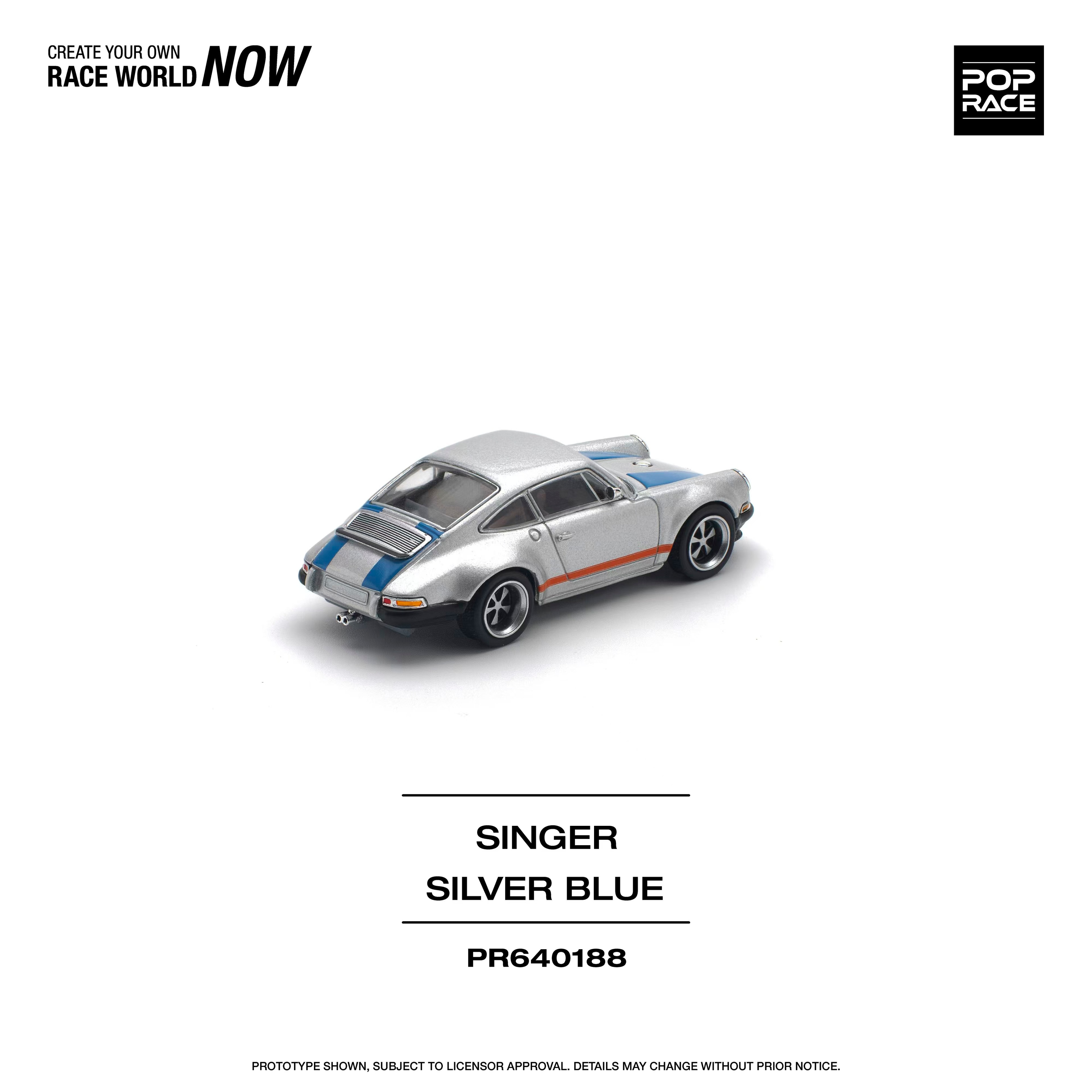 POP Race SINGER SILVER BLUE D/PR640-188