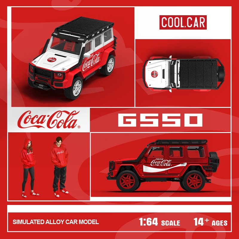Cool Car Benz BRABUS G550 Coca Cola Livery 