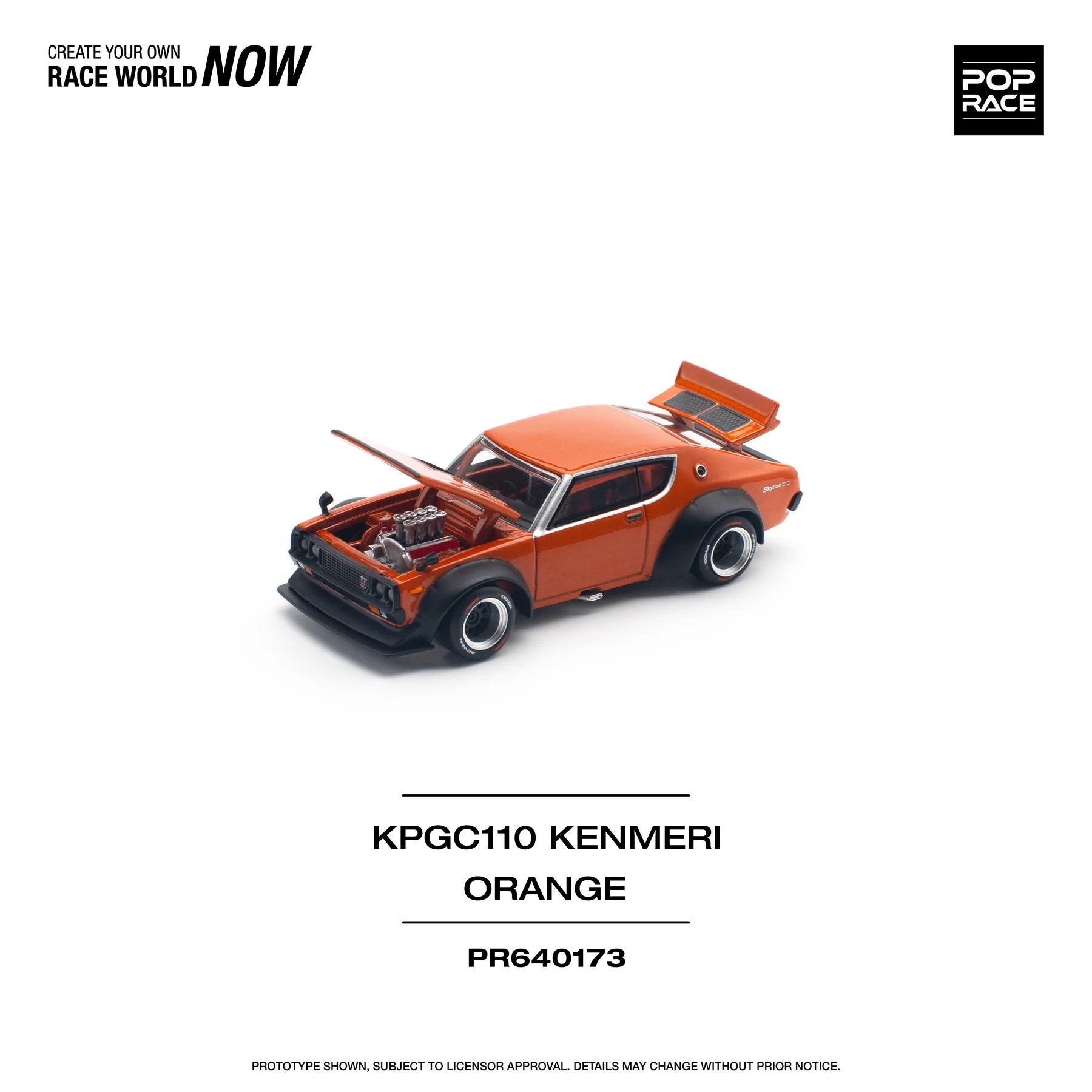 POPRACE KPGC110 KENMERI ORANGE