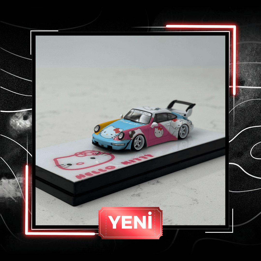 Flame Porsche RWB Hello Kitty