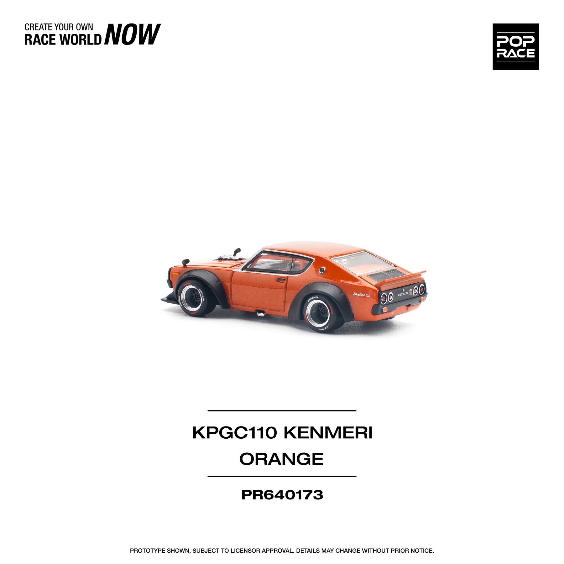 POPRACE KPGC110 KENMERI ORANGE