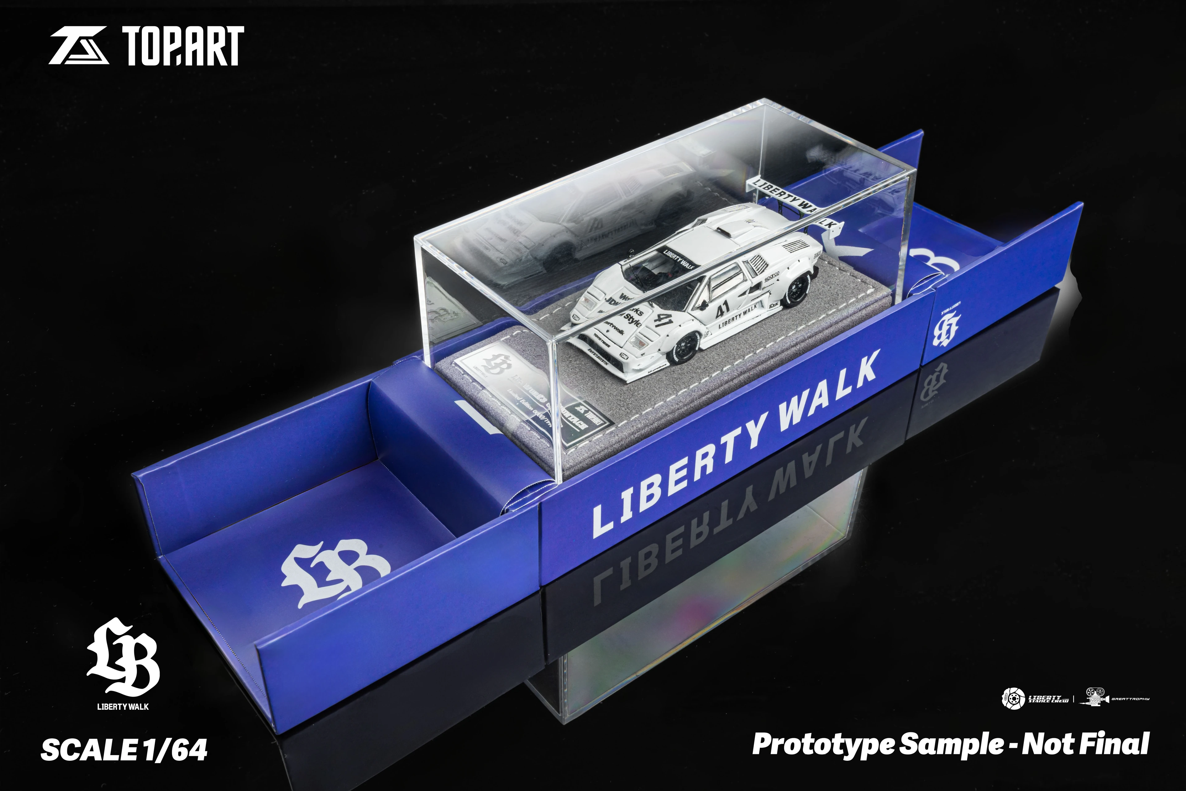 Top Art LBWK Countach TAO640001White41#