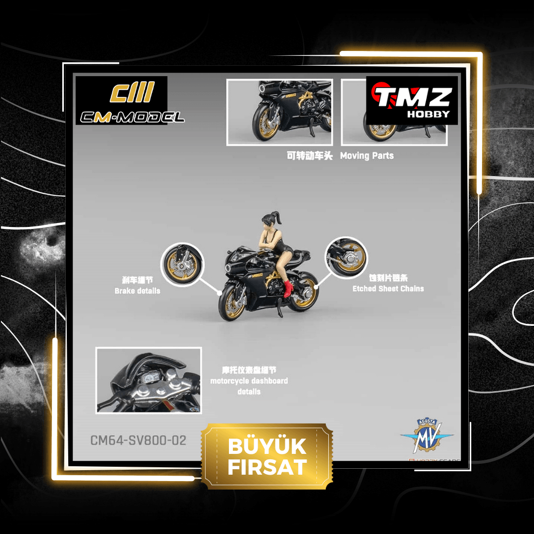 CM MODEL MV AGUSTA SUPERVELOCE 800BLACK