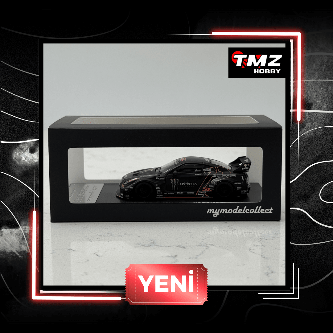MYMODELCOLLECT LB GTR 35 GT - B/MC640005H Matte Black Monster