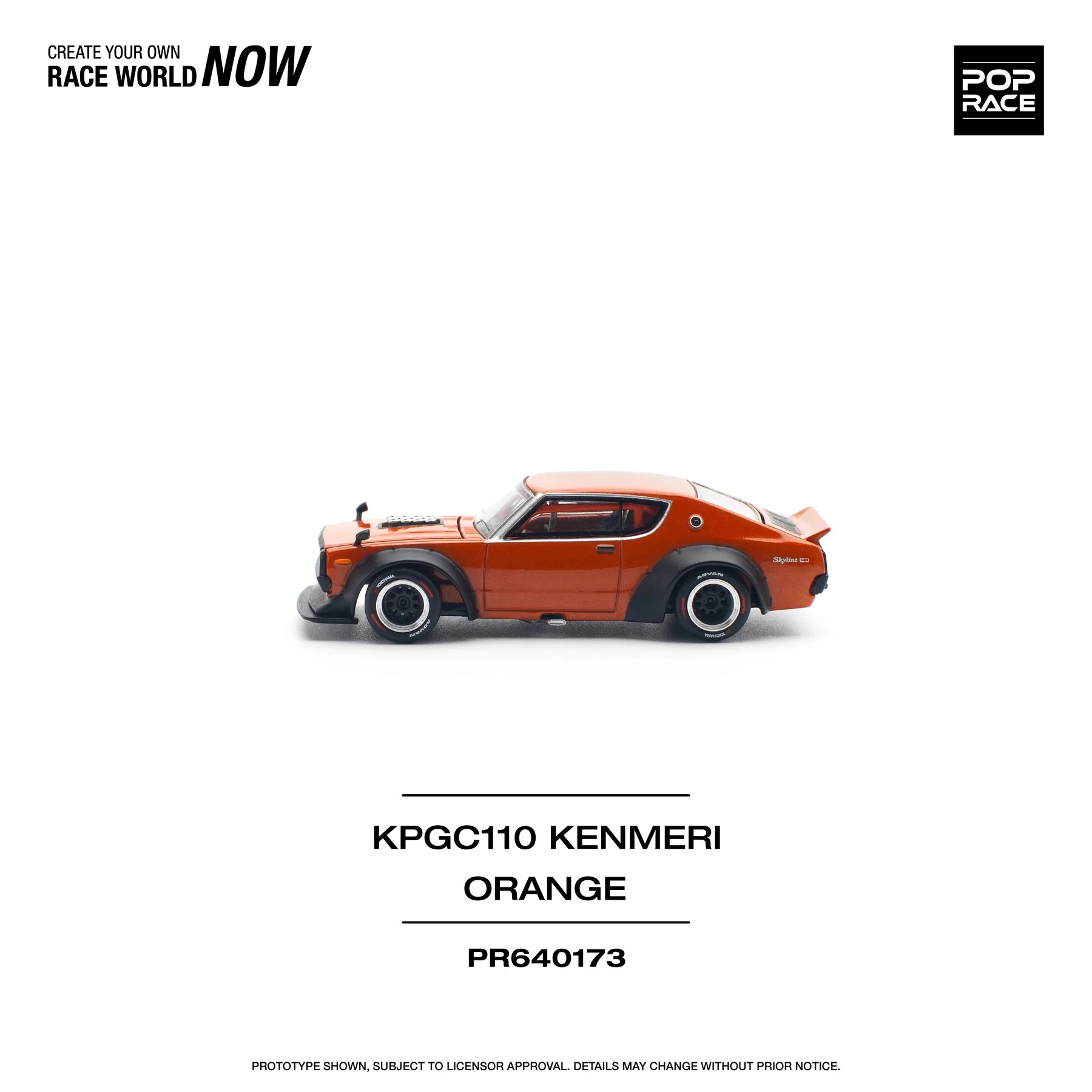 POPRACE KPGC110 KENMERI ORANGE