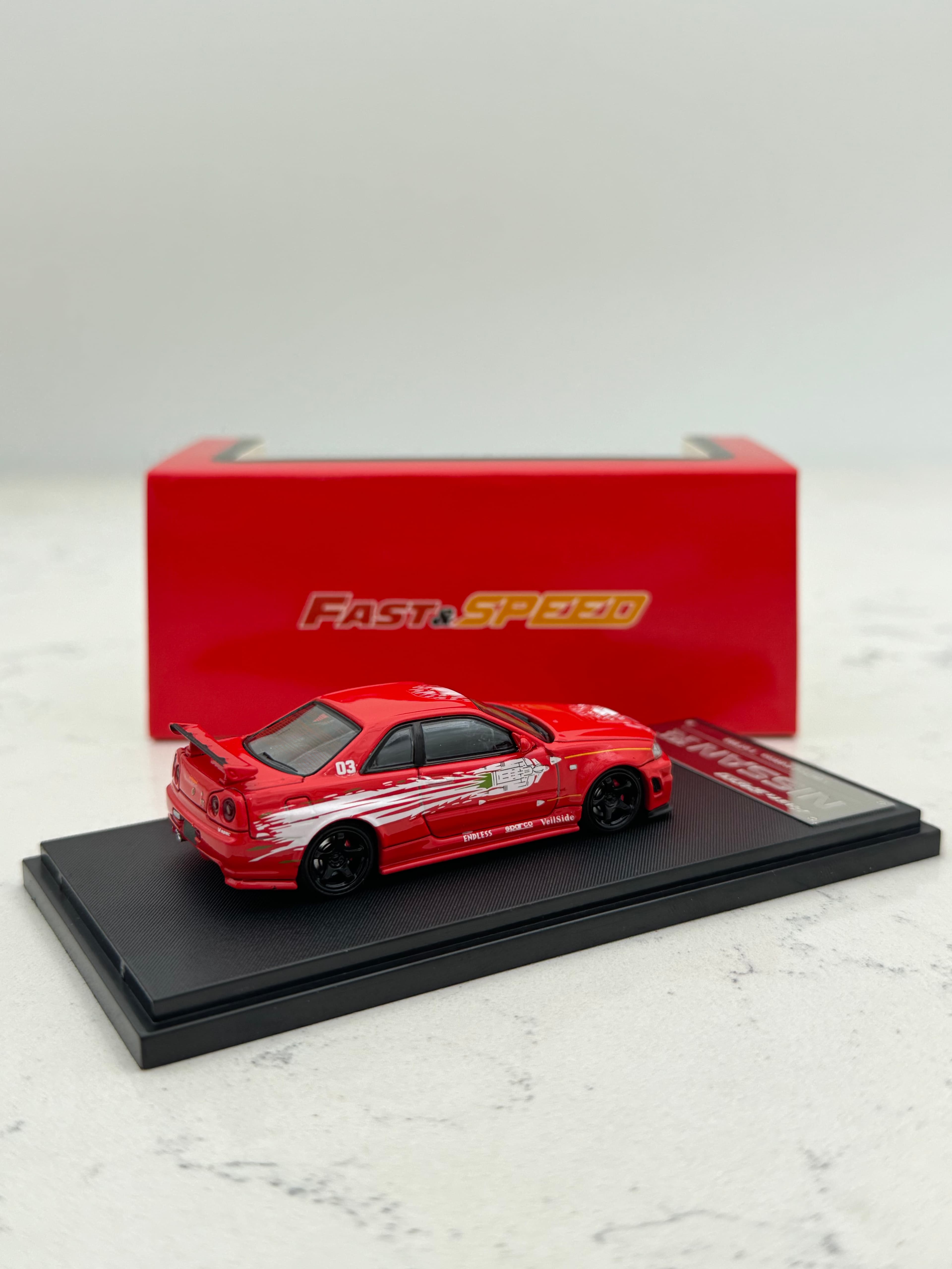 Fast Speed Nissan R34