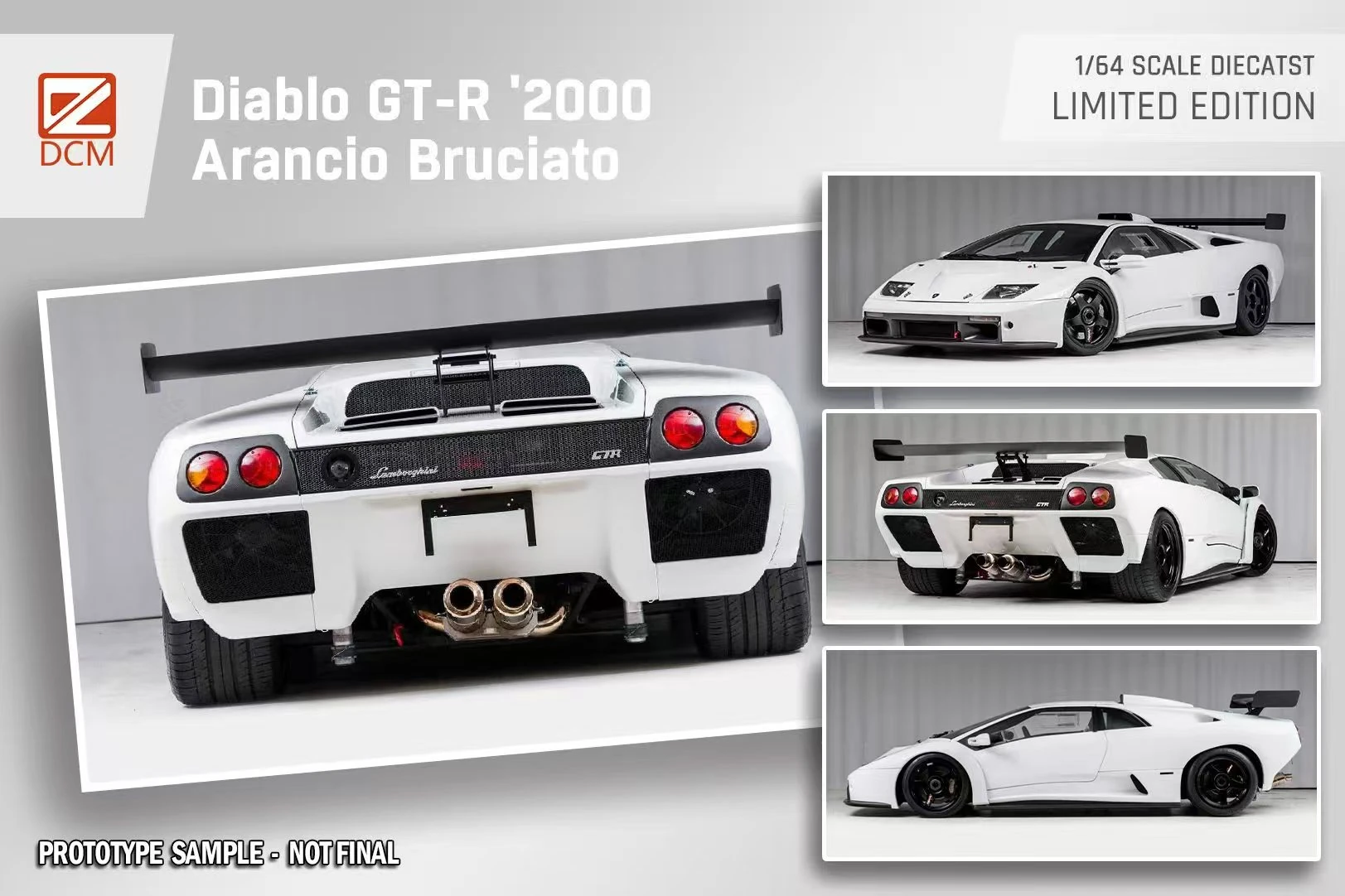DCM Lamborghini Diablo GT-R A/white