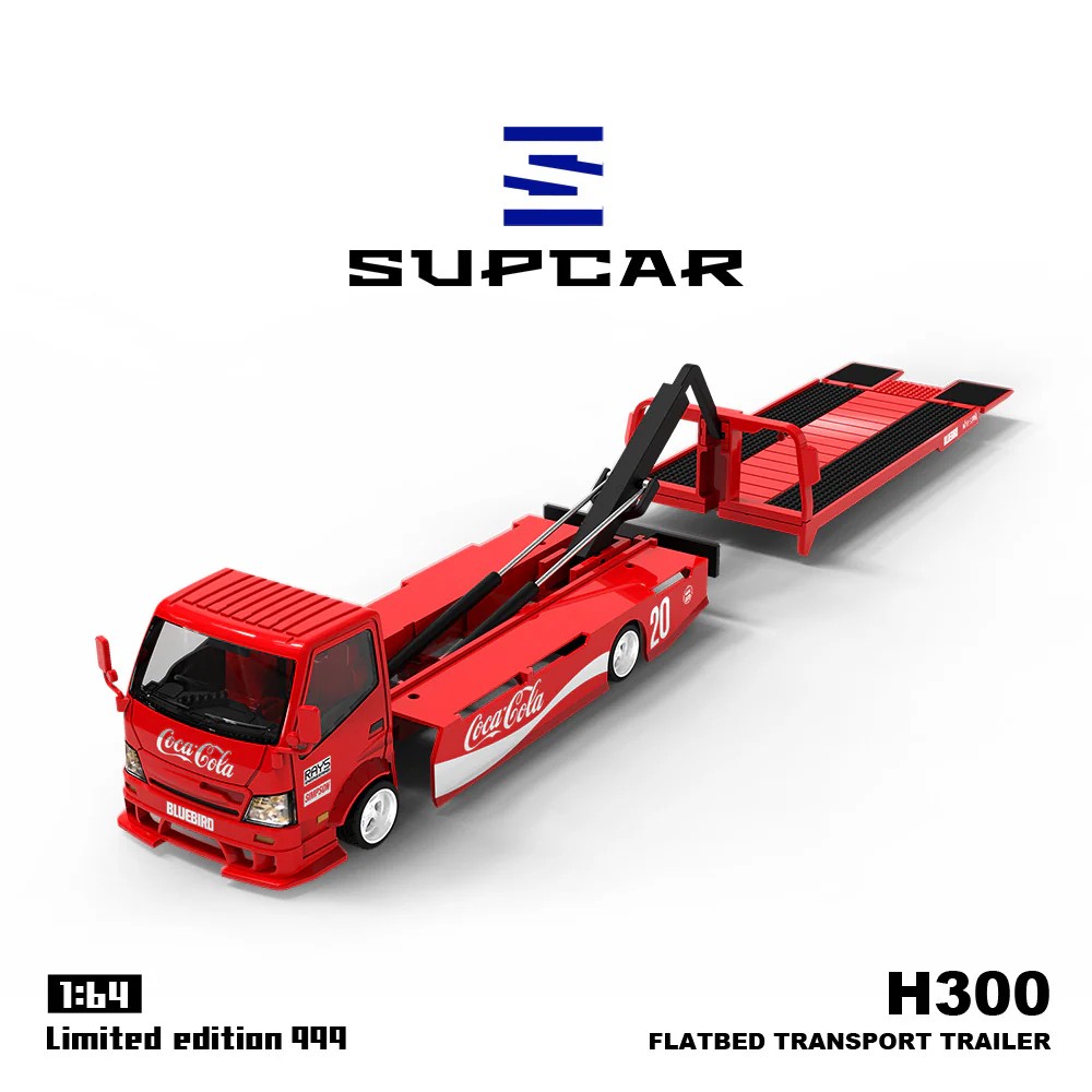 SUPCAR 1:64 Nissan Silvia S15 & Hino H300 Çekici Coca Cola Livery (3 Versions)
