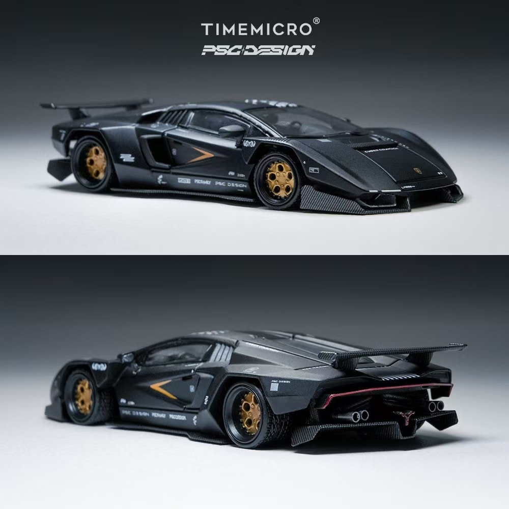 TimeMicro × PSC DESIGN PSC Countach TM647701 Black
