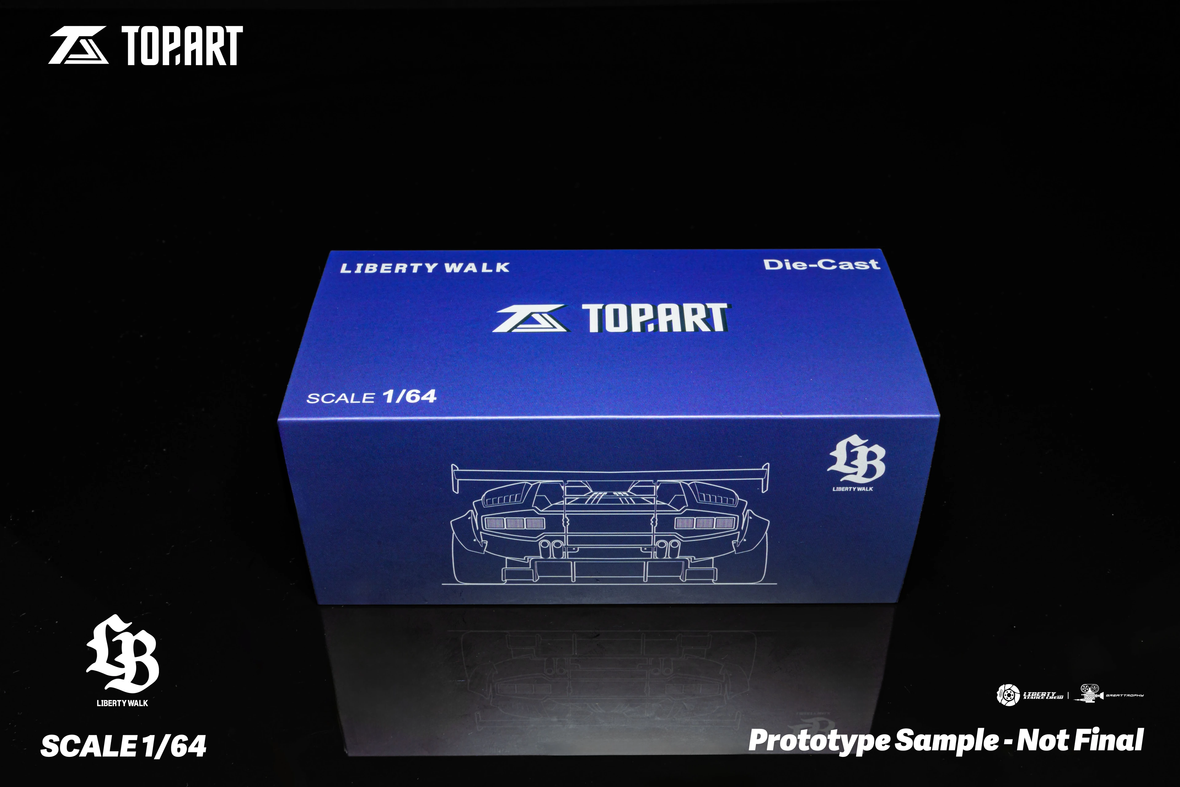 Top Art LBWK Countach TAO640001White41#