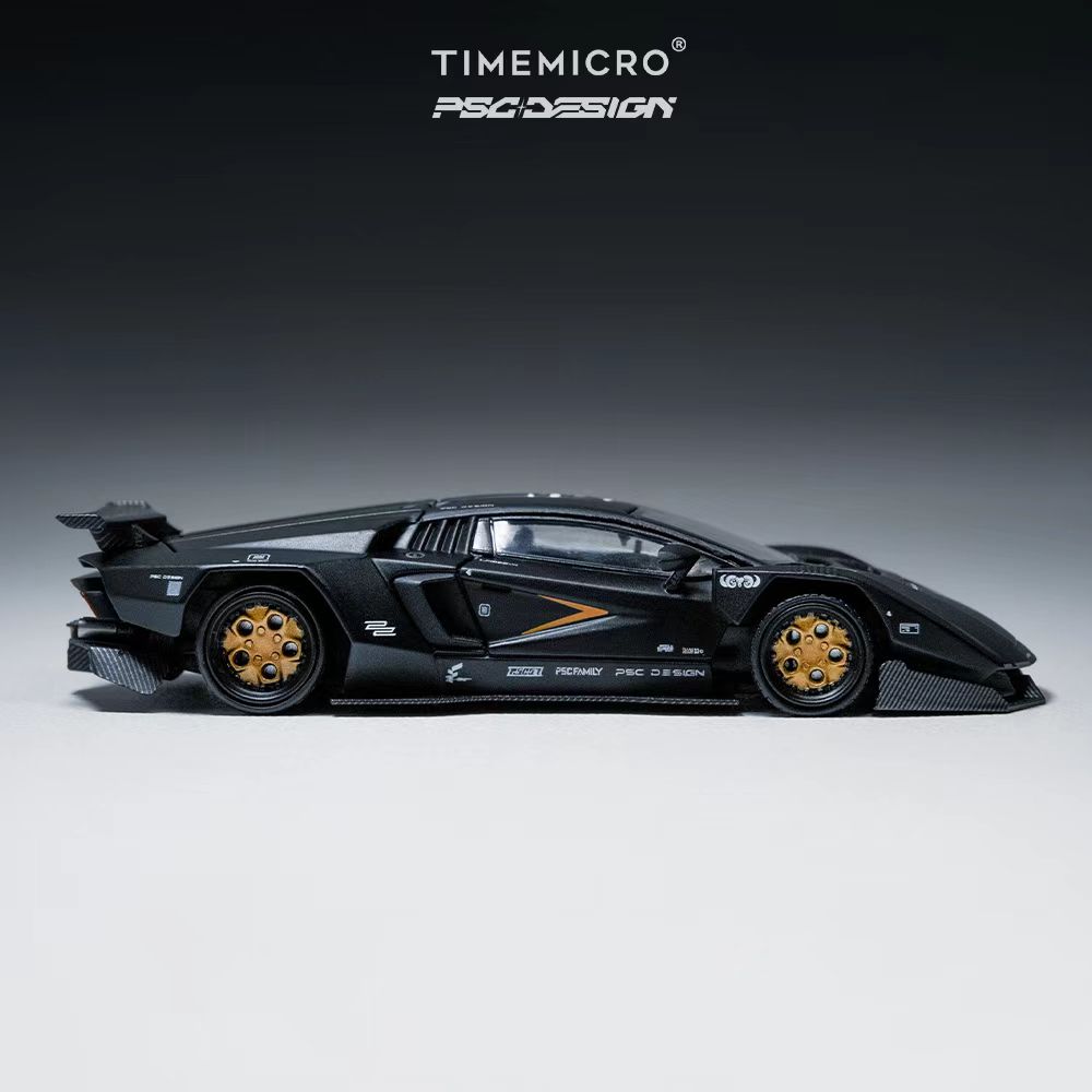 TimeMicro × PSC DESIGN PSC Countach TM647701 Black