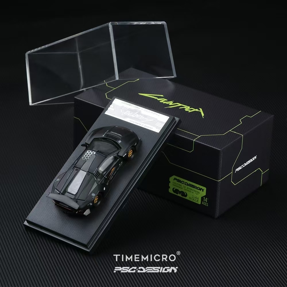 TimeMicro × PSC DESIGN PSC Countach TM647701 Black