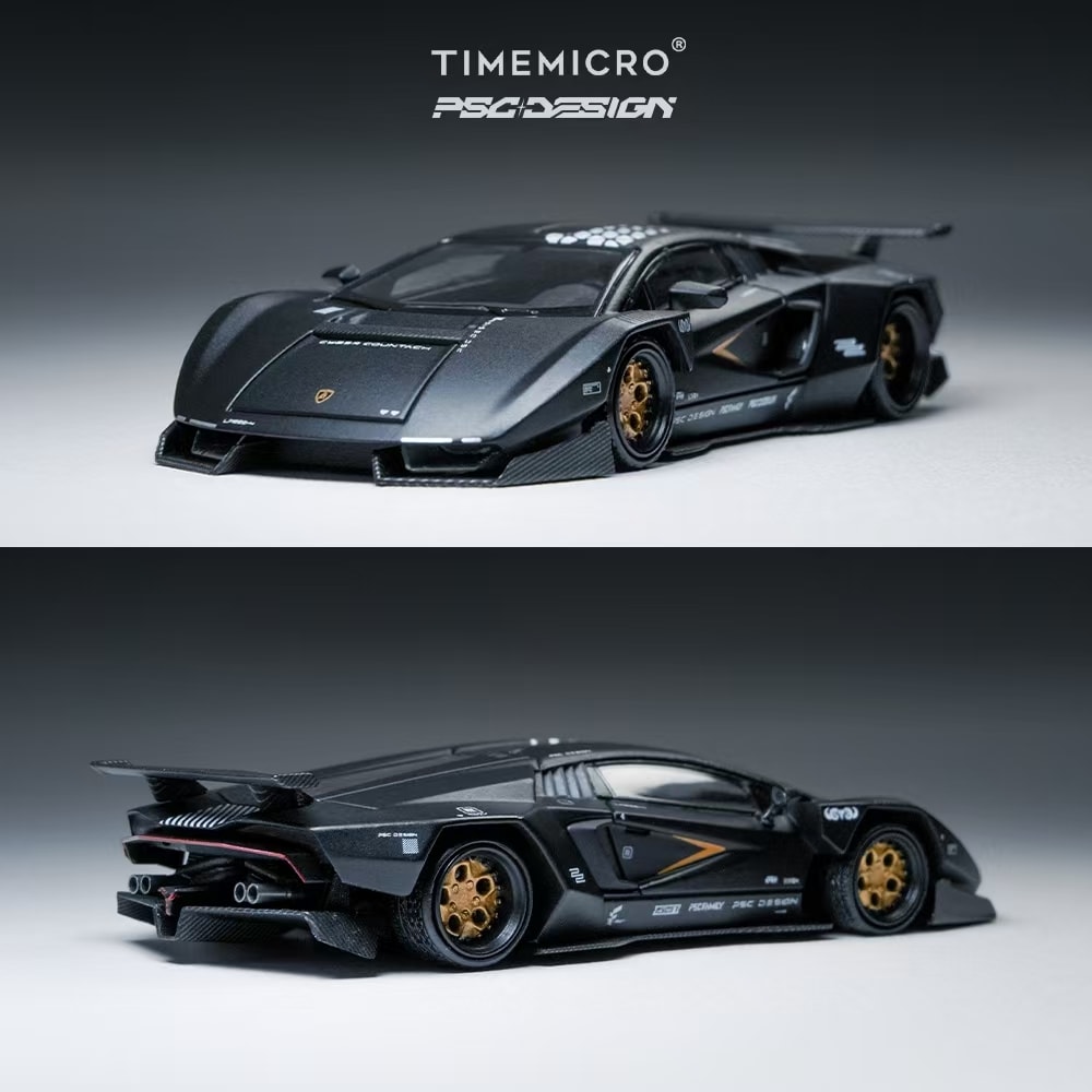 TimeMicro × PSC DESIGN PSC Countach TM647701 Black