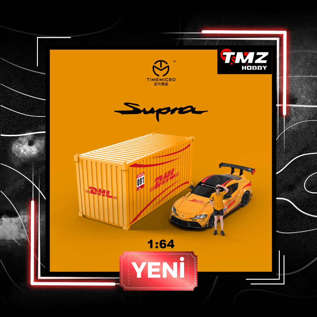 Time Micro 1:64 Supra A90 Orange DHL