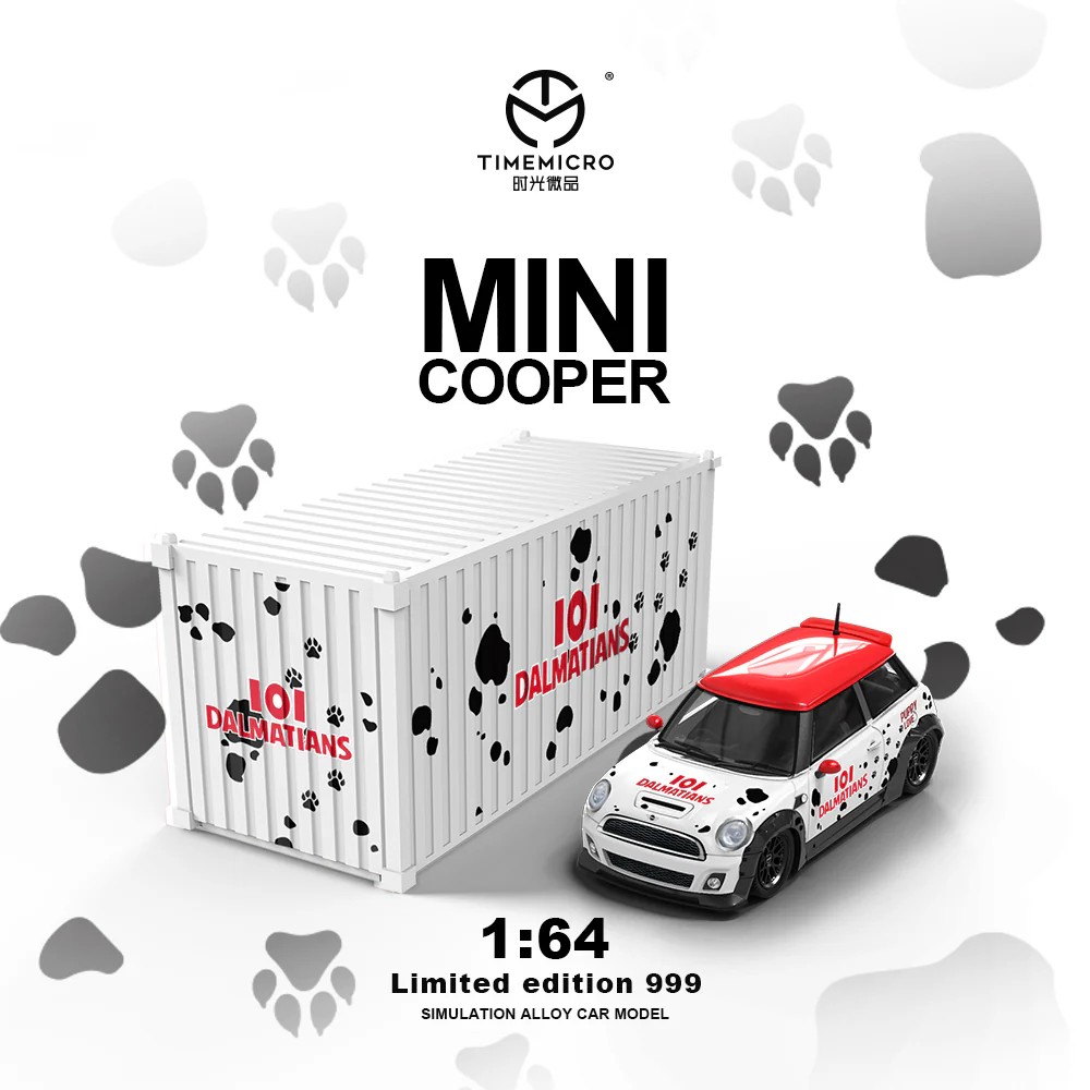 TimeMicro 1:64 BMW MINI COOPER IOI DALMATIANS