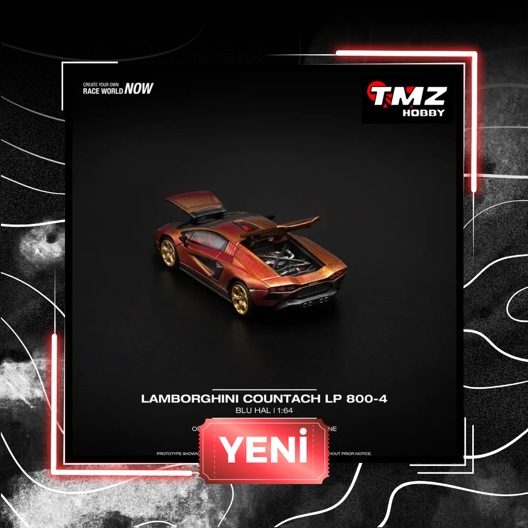 POP RACE LAMBORGHINI COUNTACH LP 800-4 BLU HAL