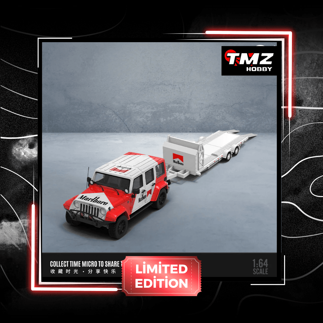 Time Micro 1:64 Jeep Wrangler Marlboro Livery