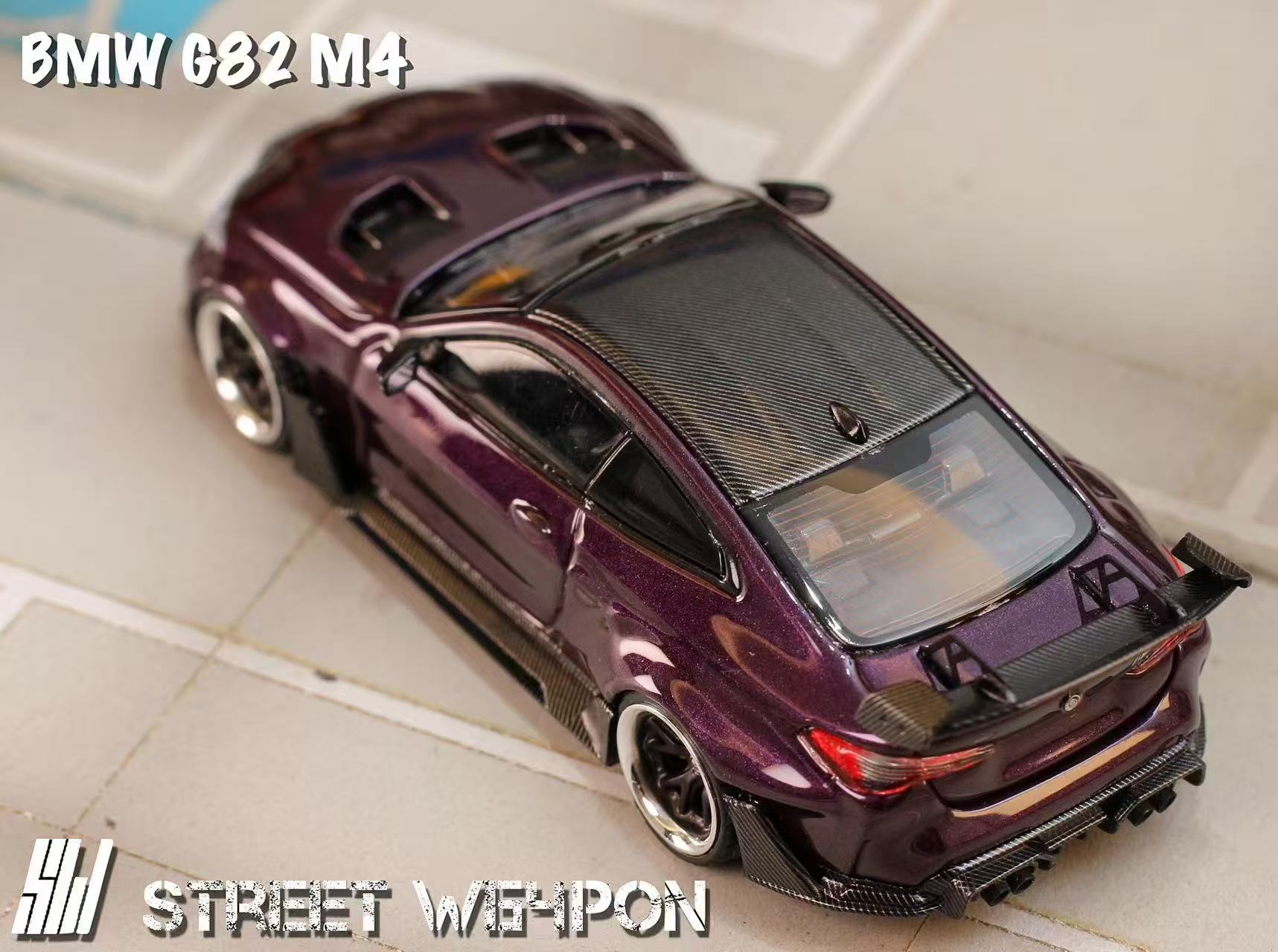 SW BMW G82 M4 Wide-Body Modified Dark Purple Special Edition