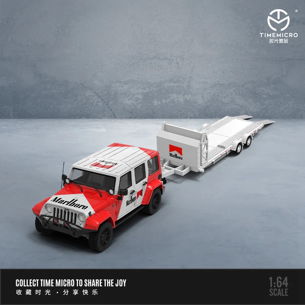 Time Micro 1:64 Jeep Wrangler Marlboro Livery