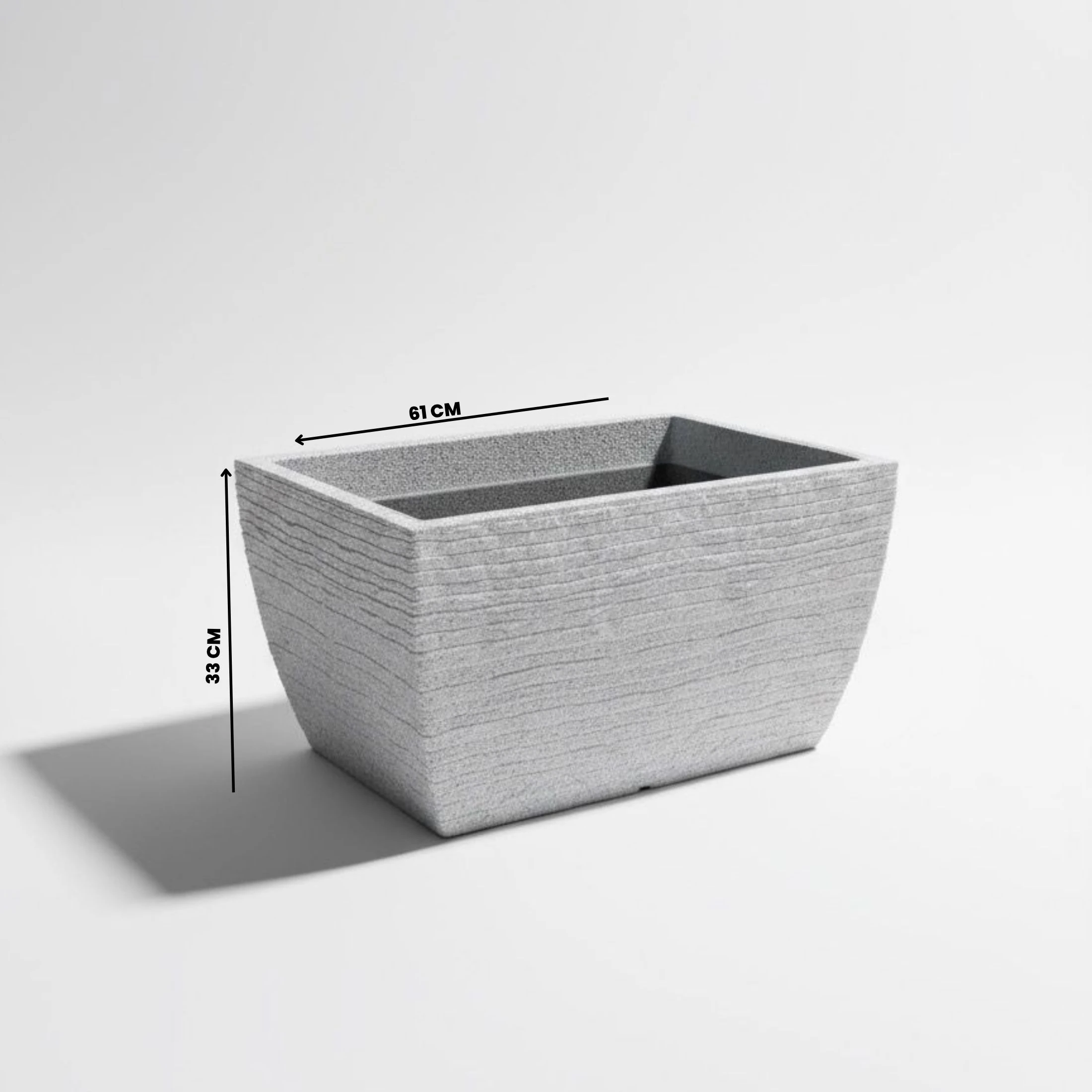 Kalına Dekoratif Plastik Saksı