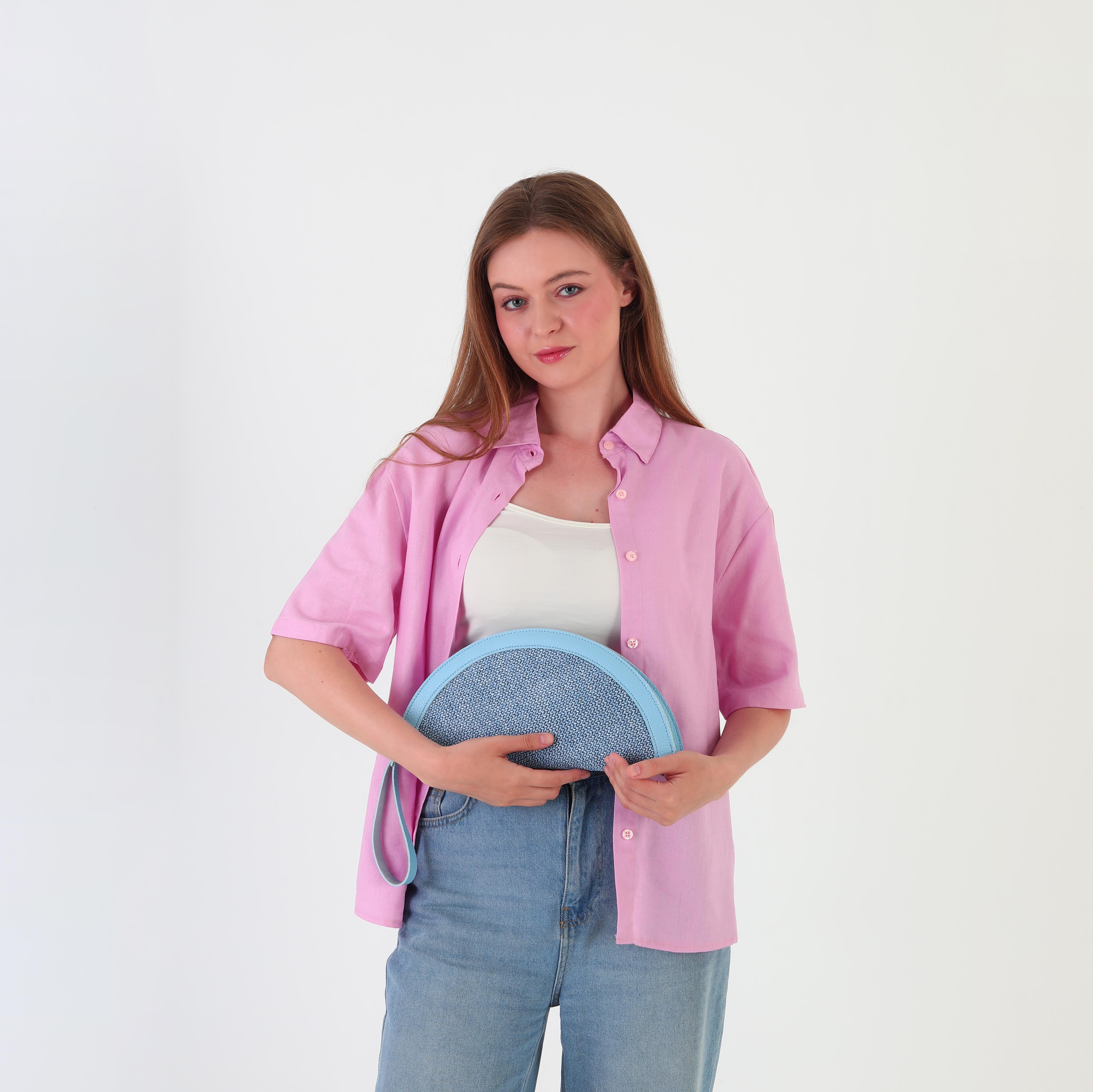 Venice Hasır Clutch Çanta