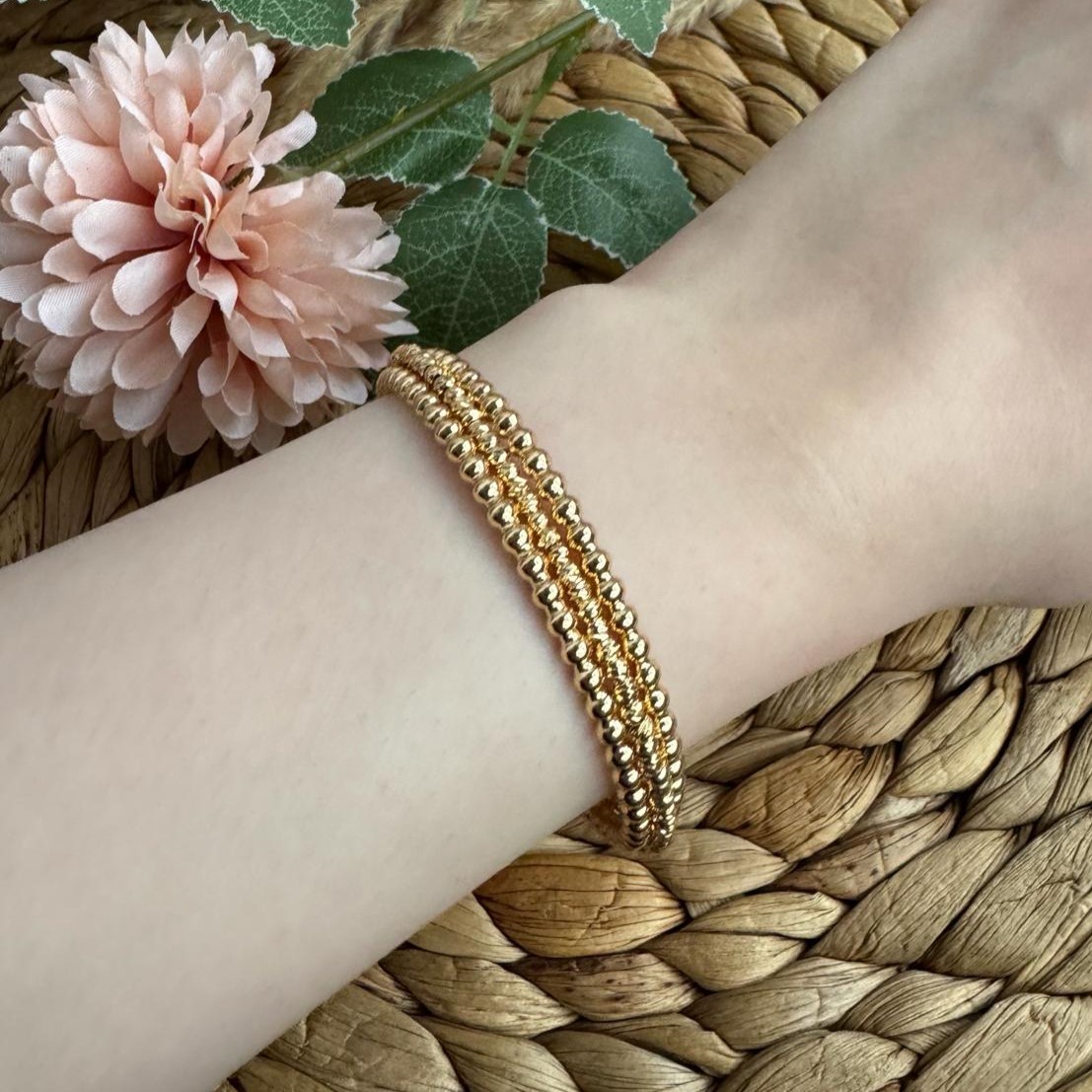 TOP DETAYLI GOLD BİLEKLİK