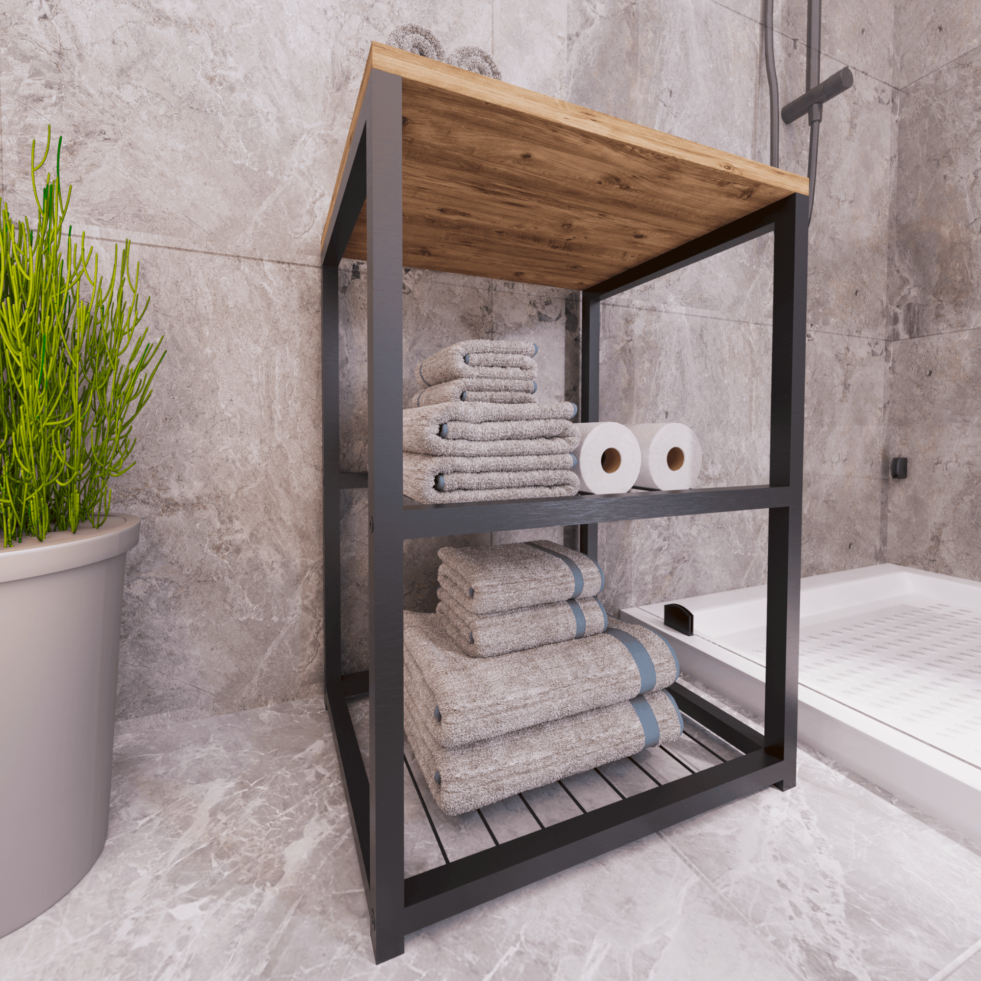 BRAFF Banyo Rafı Organizer Tel Raflı
