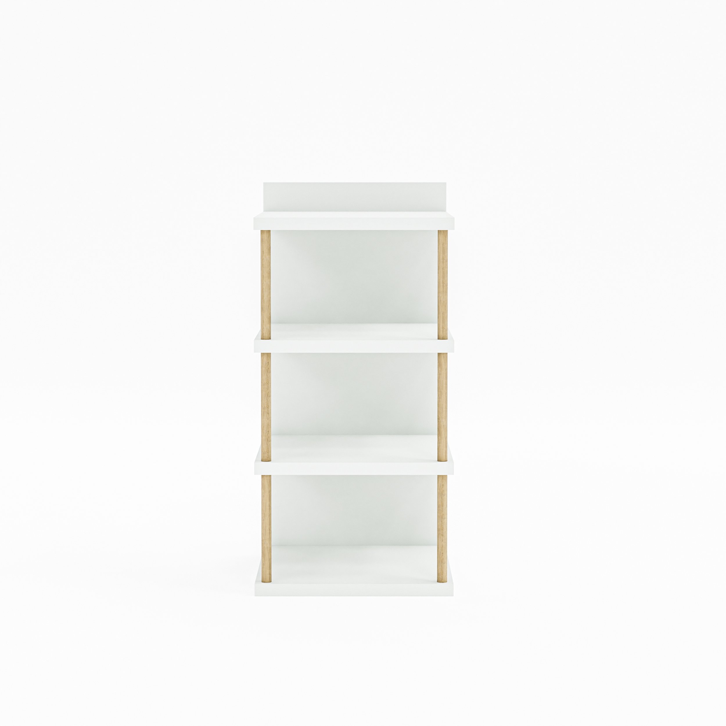 Çok Amaçlı 4 Raflı Ayakkabılık, Banyo, Mutfak Düzenleyici Organizer - Beyaz