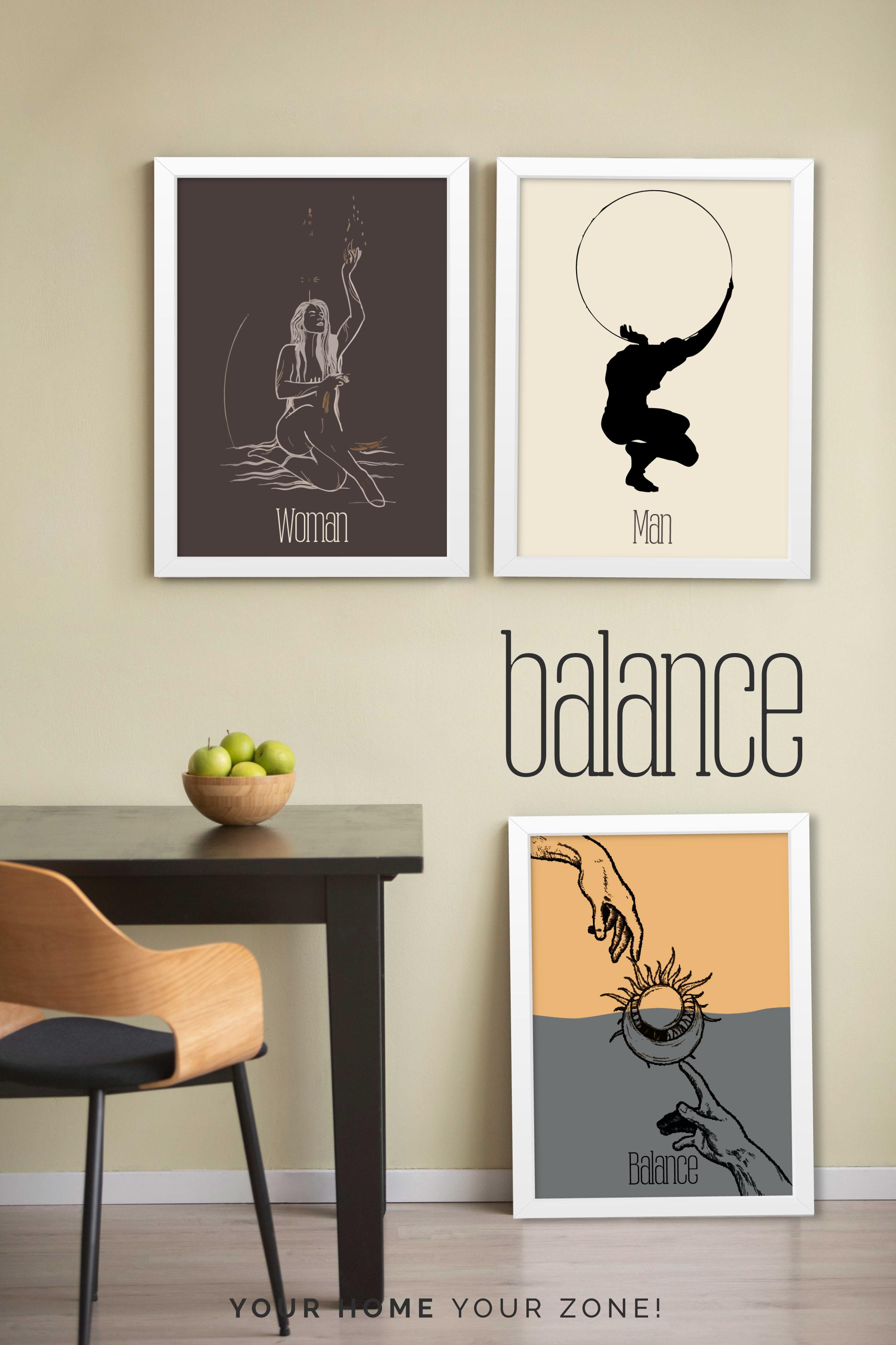 BALANCE | Dekoratif Tablo | Duvar Tablosu