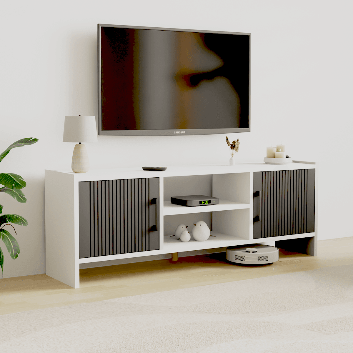 MOLDE Modern TV Sehpası | Modern Tarz MDF Kapaklı