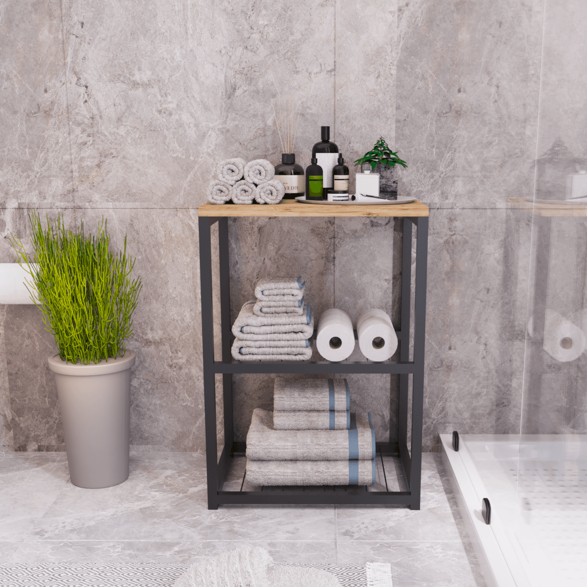 BRAFF Banyo Rafı Organizer Tel Raflı