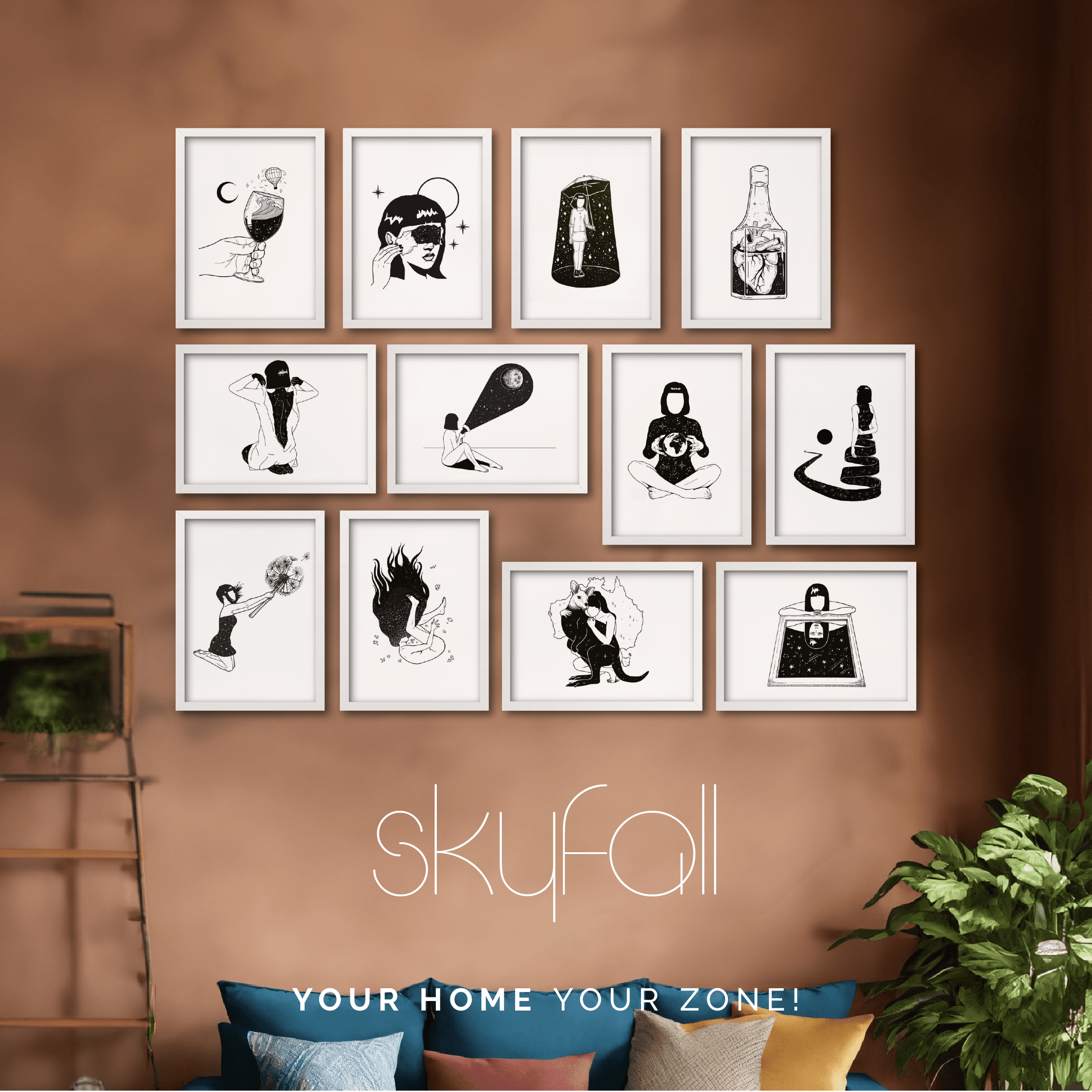 SKYFALL | MDF Tablo - Duvar Tablosu