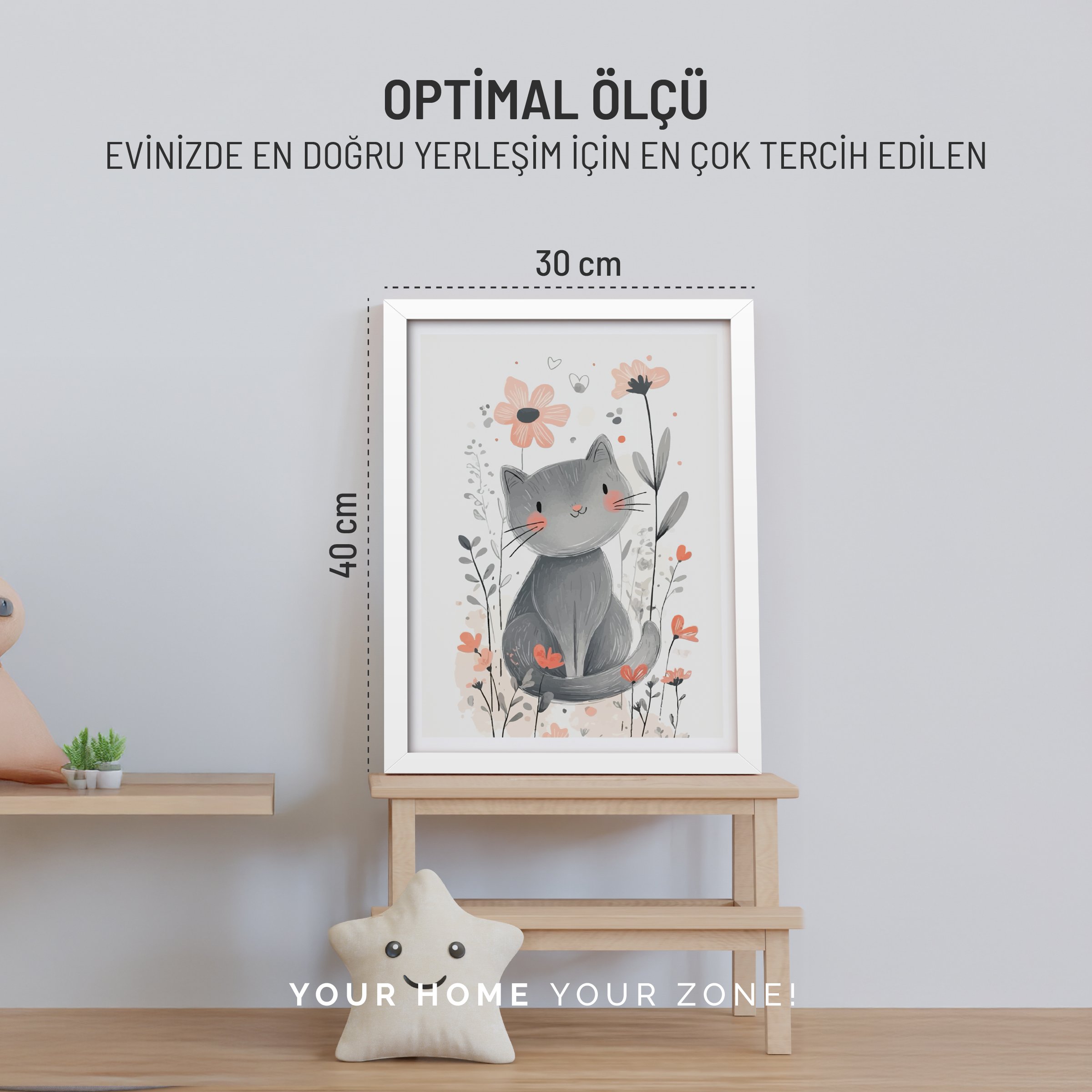 BLOOMİNG PAWS | MDF Tablo - Duvar Tablosu