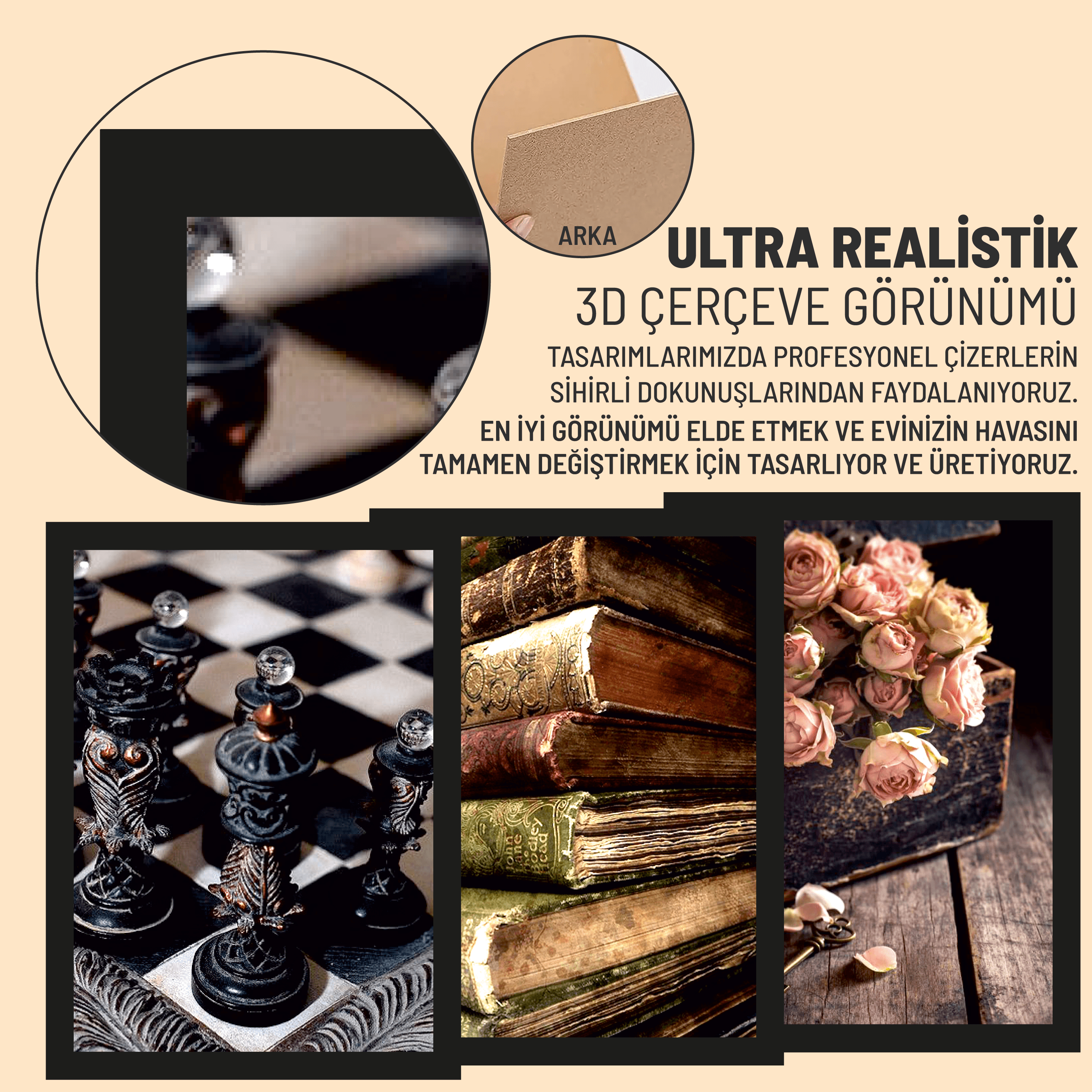 TİMELESS | Duvar Tablo | MDF Tablo