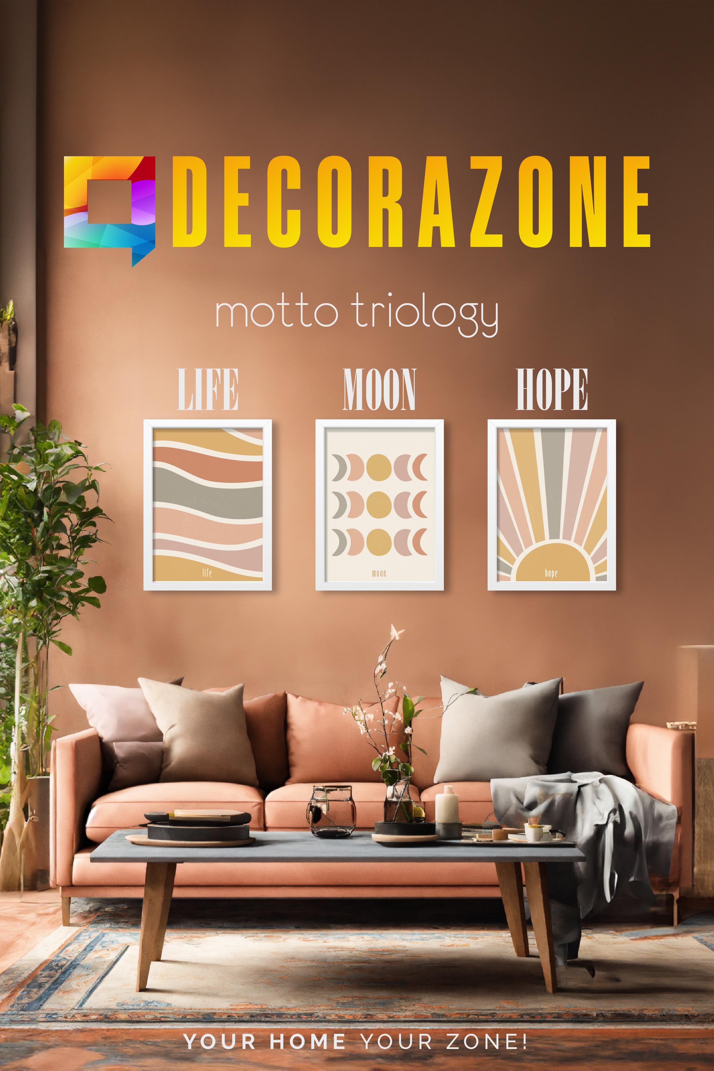 MOTTO TRIO | DEKORATİF TABLO