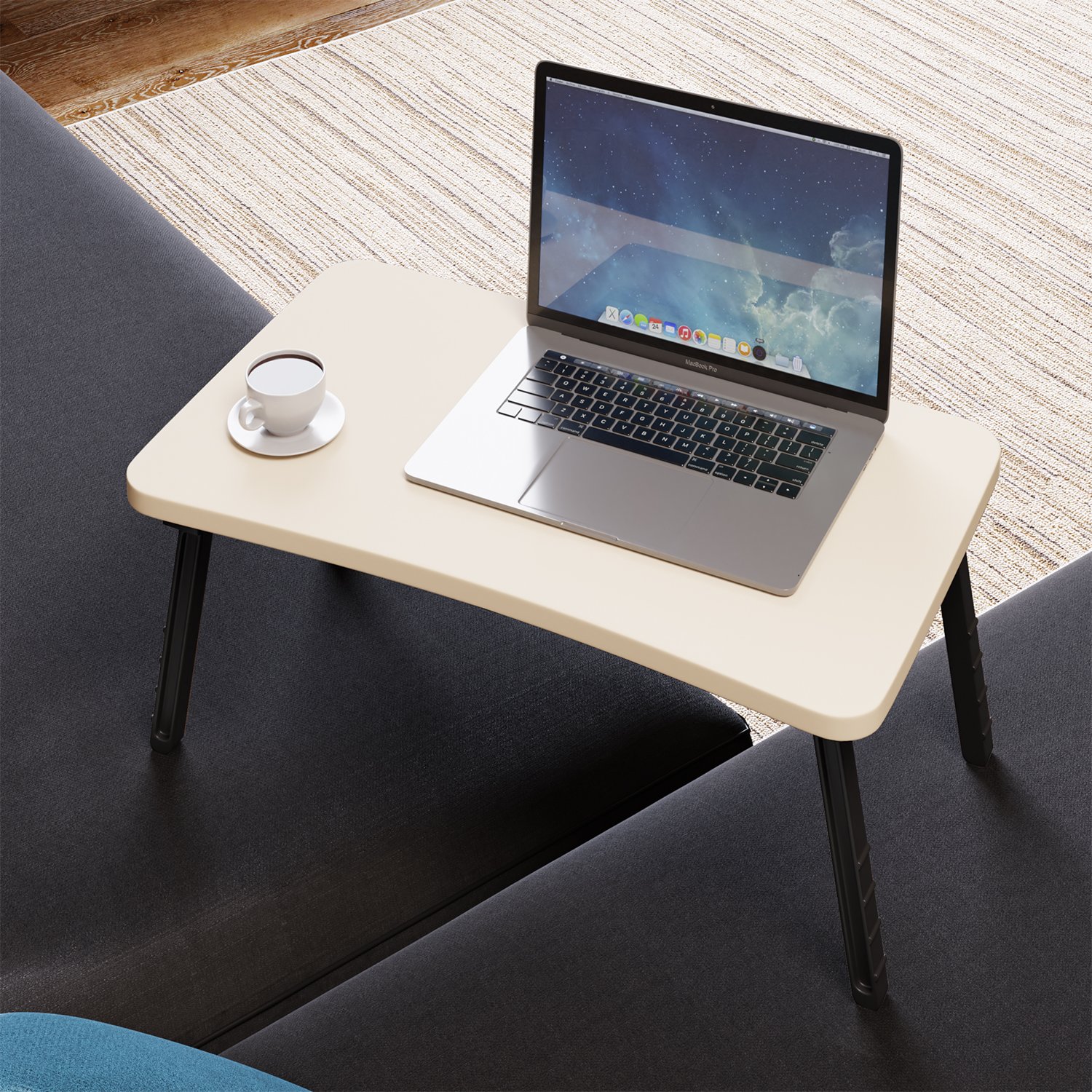 LİPA | Laptop Sehpası | Katlanabilir ve Pratik - Krem