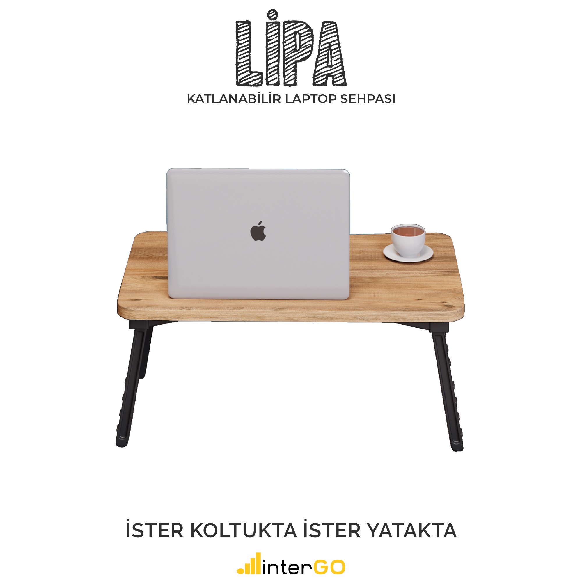 LİPA | Laptop Sehpası | Katlanabilir ve Pratik