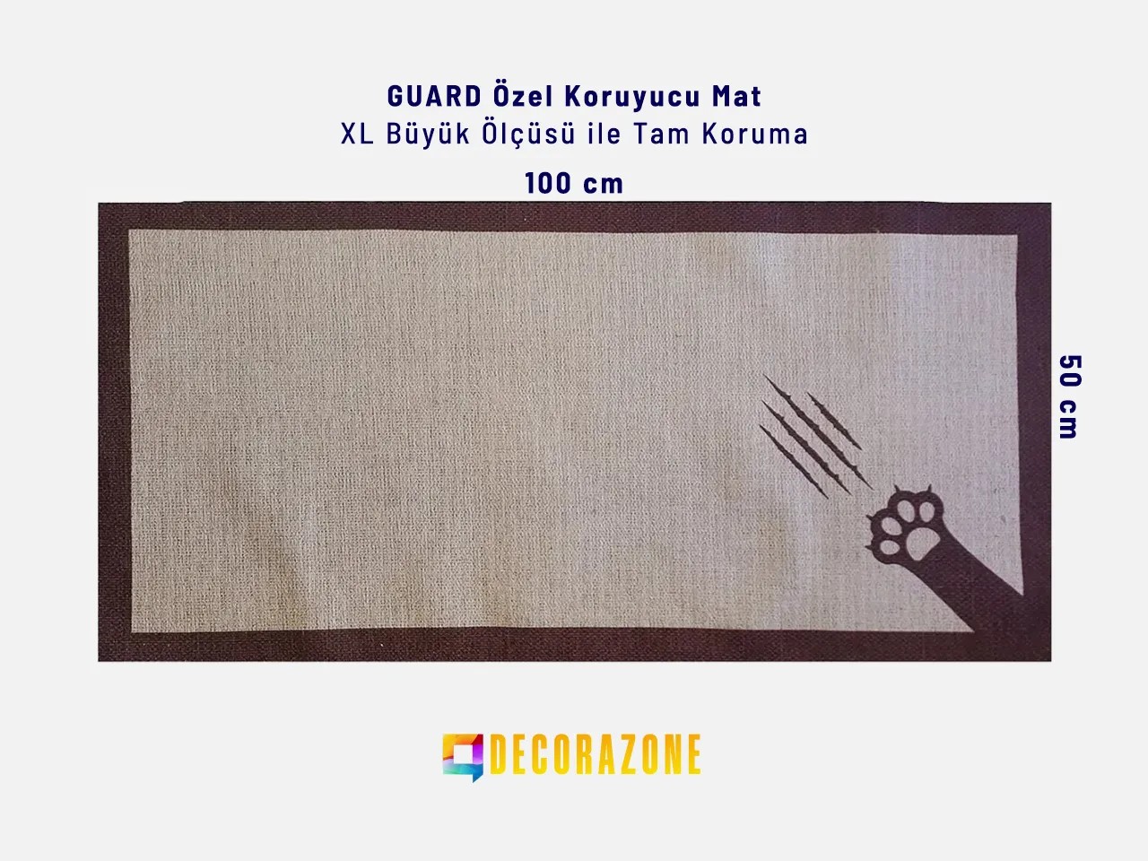 GUARD Kedi Koltuk Tırmala Koruyucu | Tırmalama Matı | Koruyucu Mat
