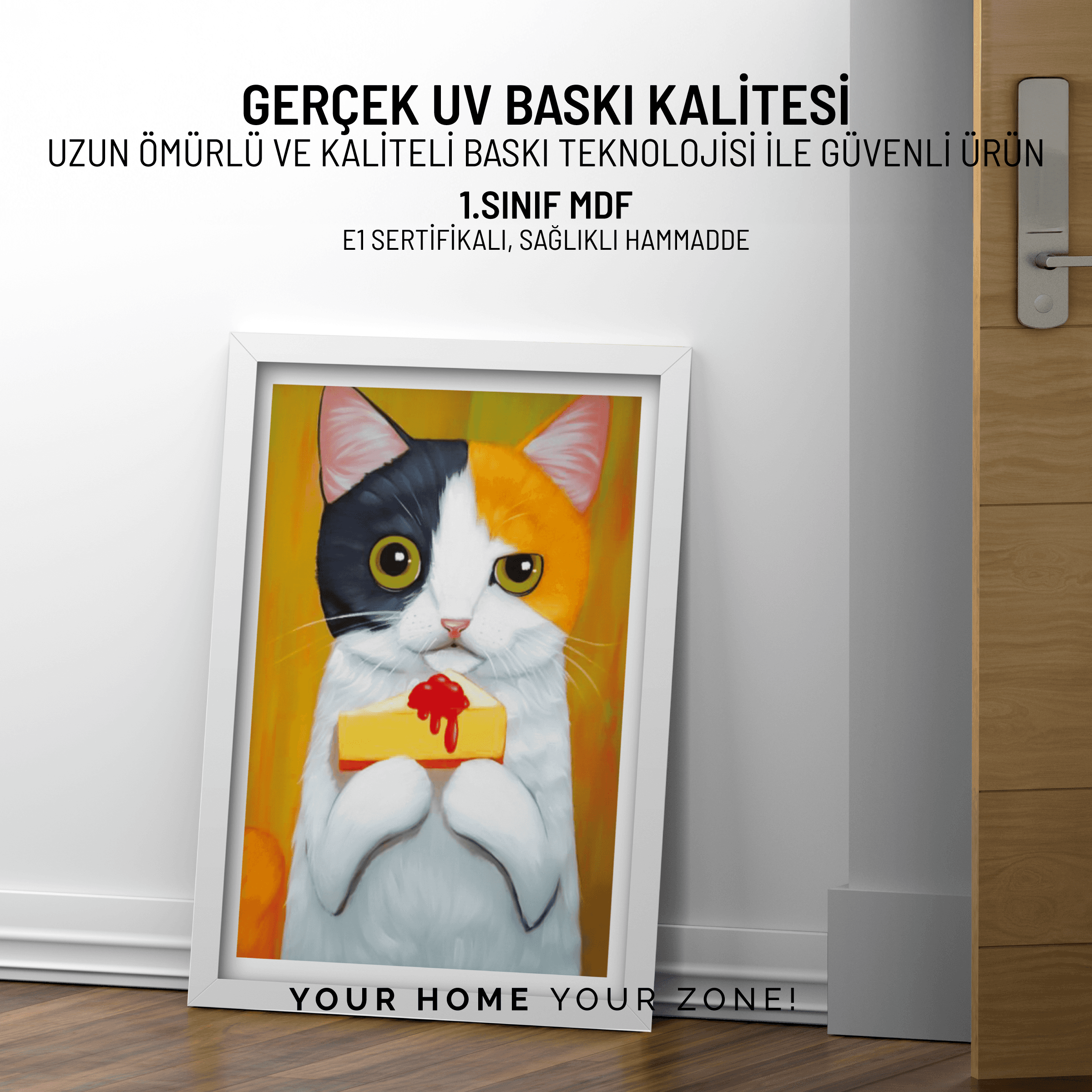 PAWS & SİPS | MDF Tablo | Duvar Tablosu