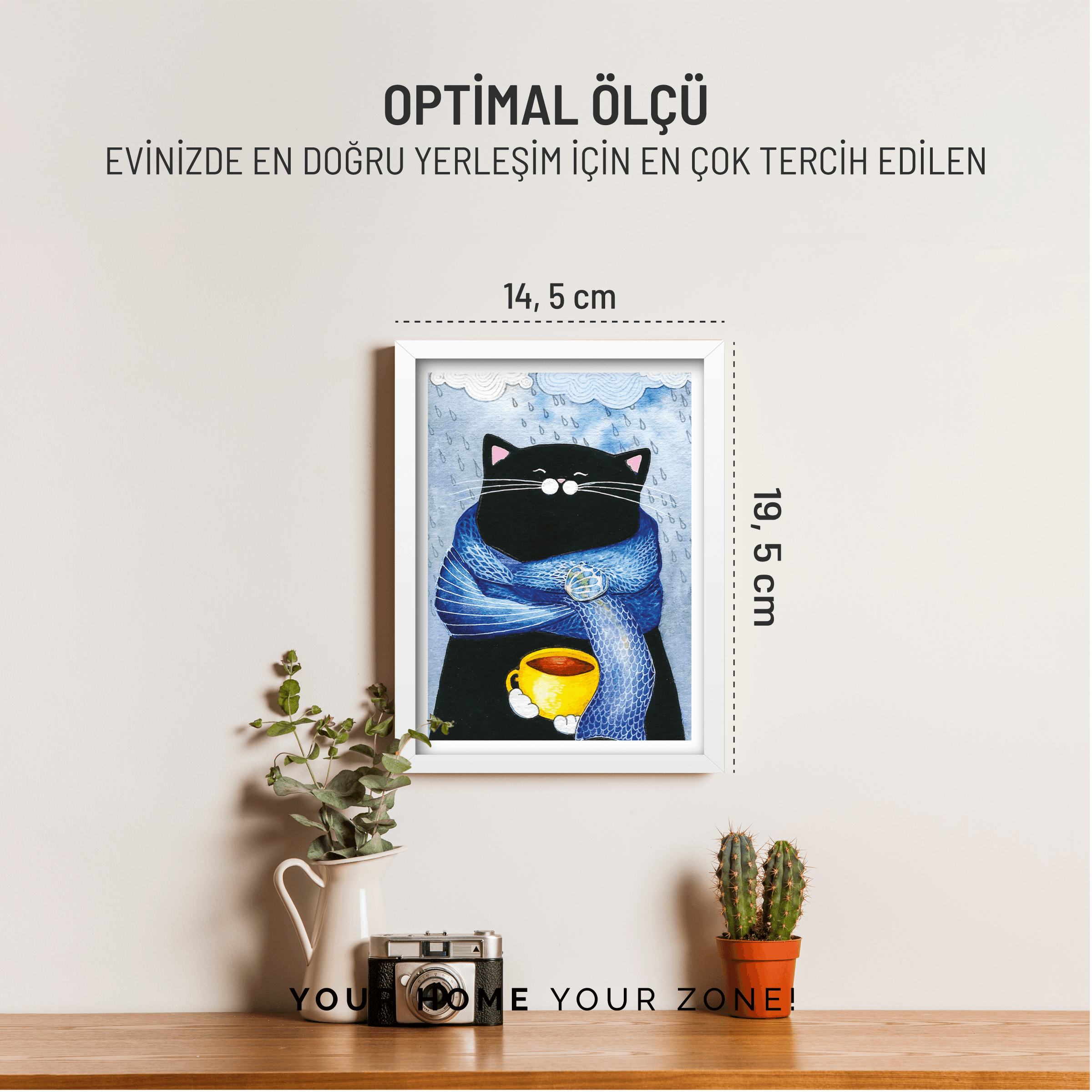 CAT COFFEE | MDF Tablo - Duvar Tablosu
