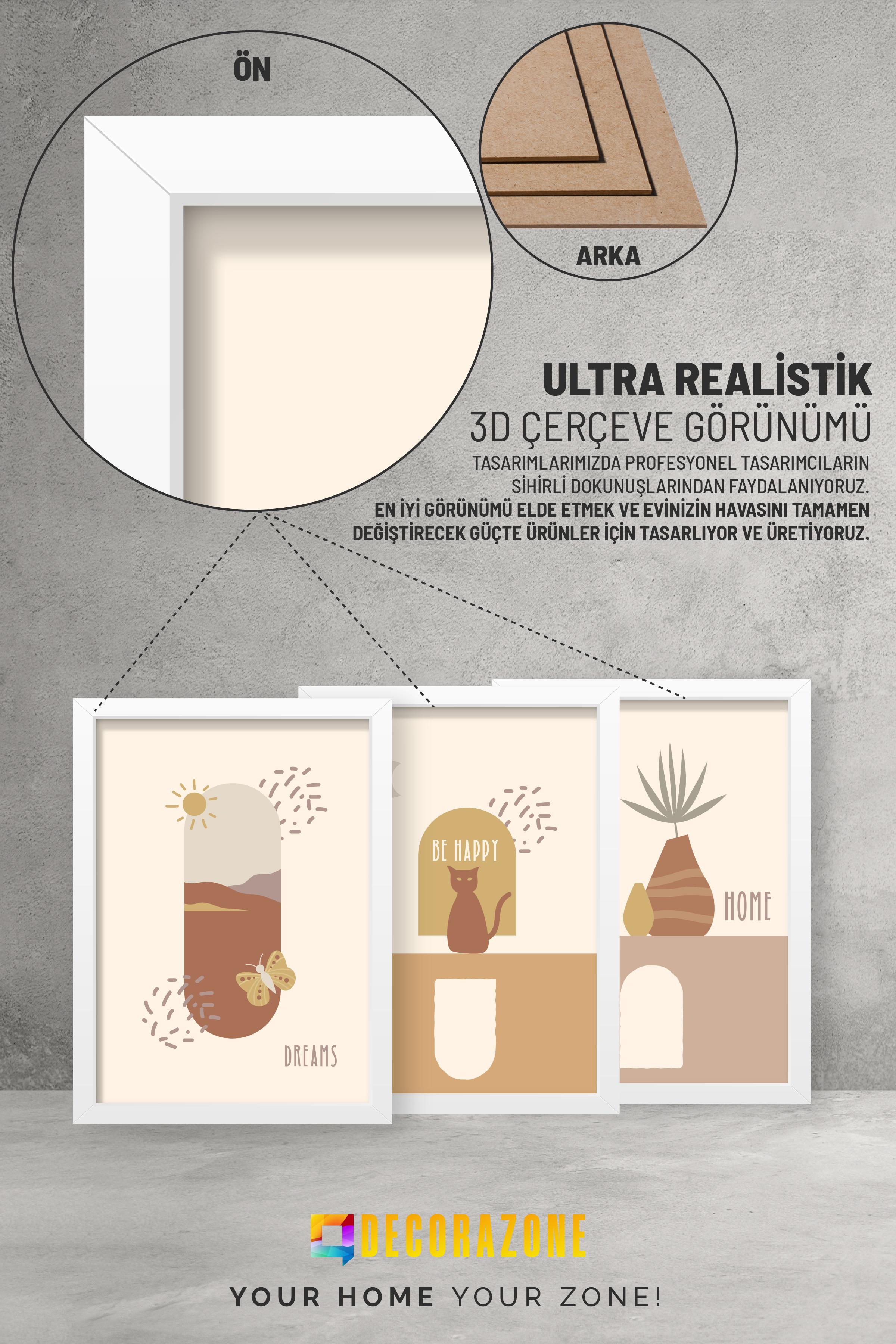 HAPPY HOME | DEKORATİF TABLO