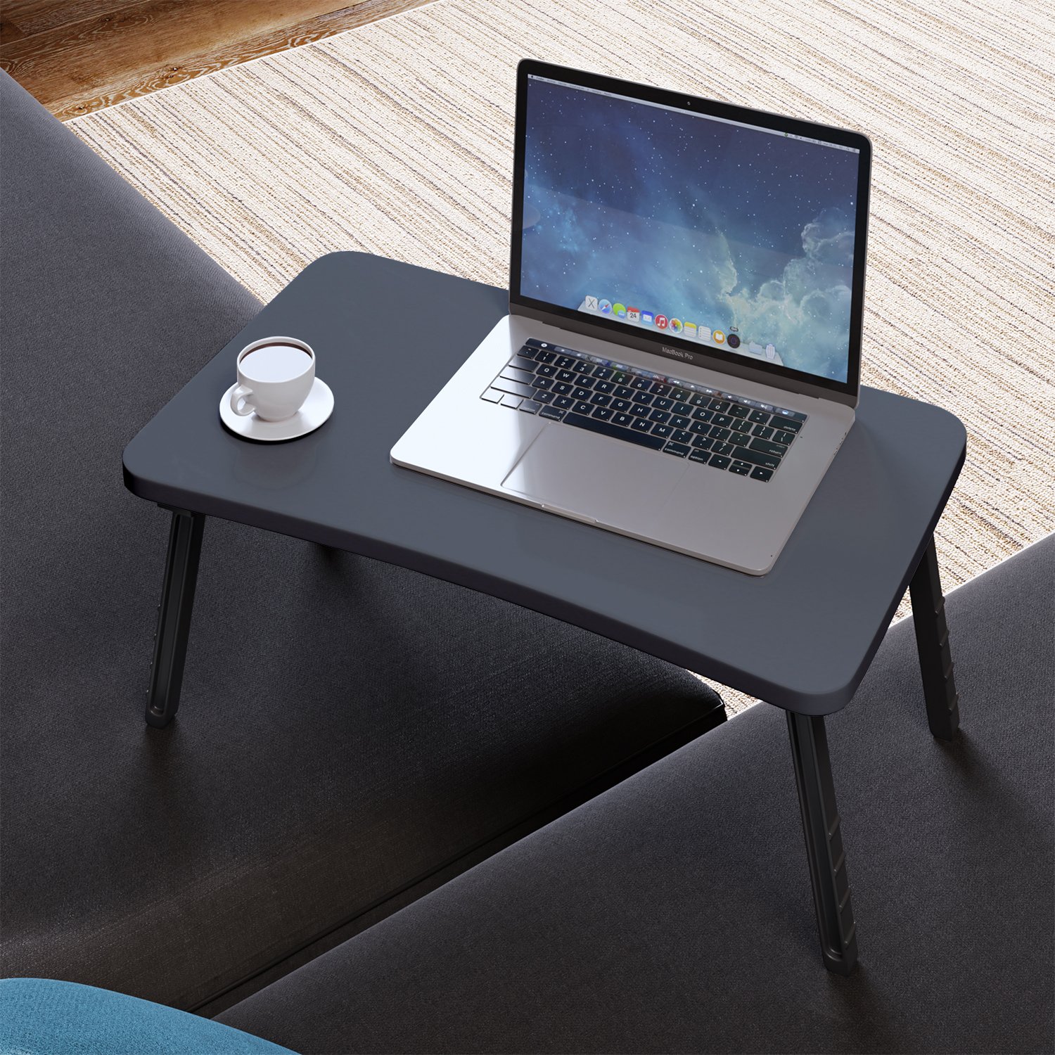 LİPA | Laptop Sehpası | Katlanabilir ve Pratik - Antrasit Gri