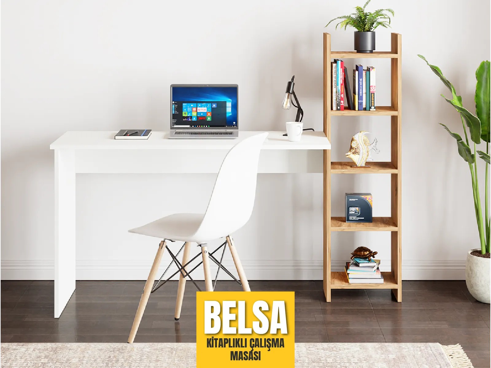 WORKLAND Genç Odası Tasarımı | Çalışma Odaklı Dekorasyon | Tasarım Genç Odası 3 Parça