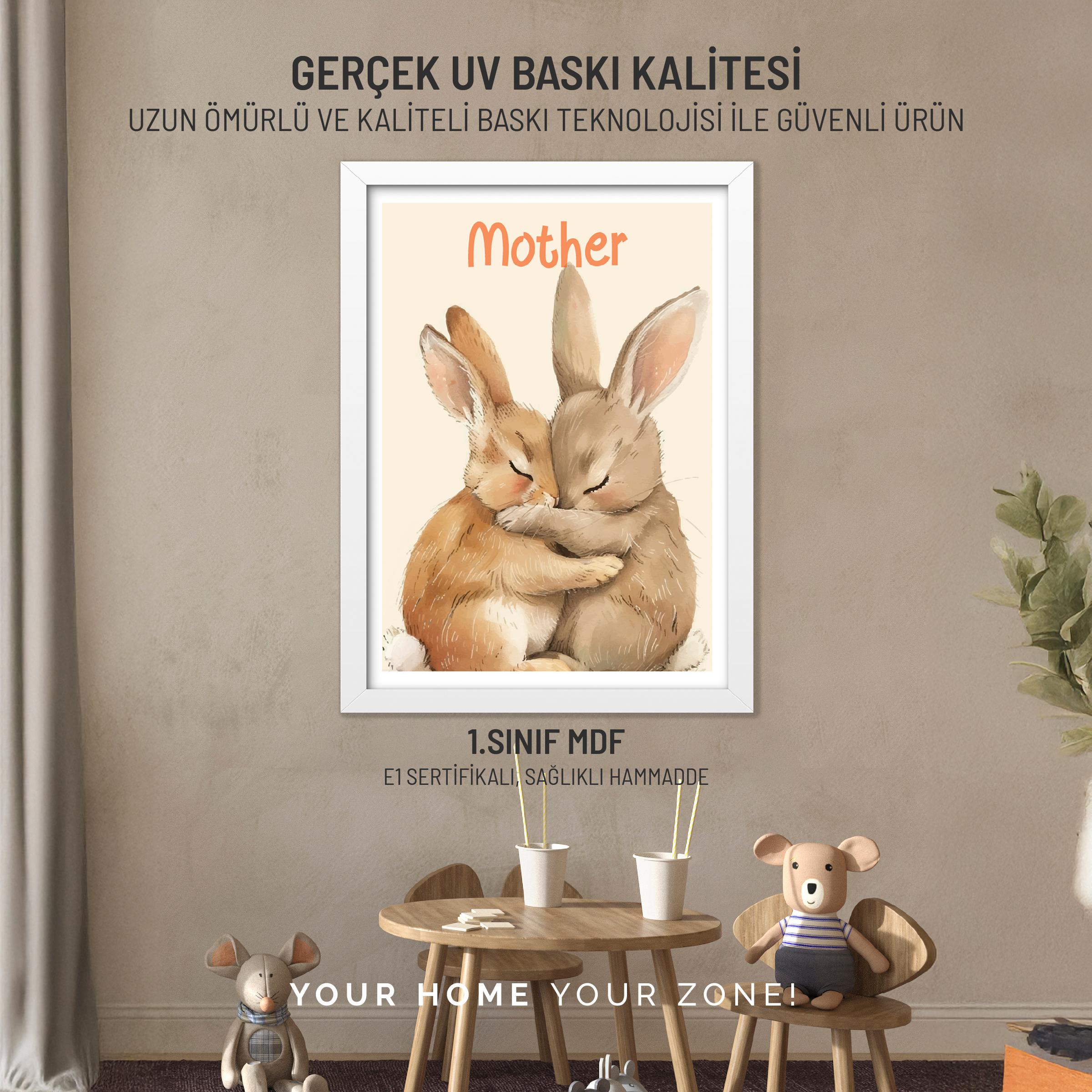 BE MOTHER | Dekoratif Tablo | Duvar Tablosu